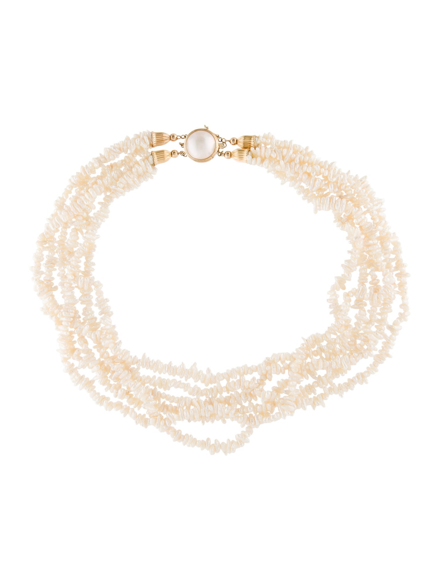 Necklace 14K Pearl Double Strand
