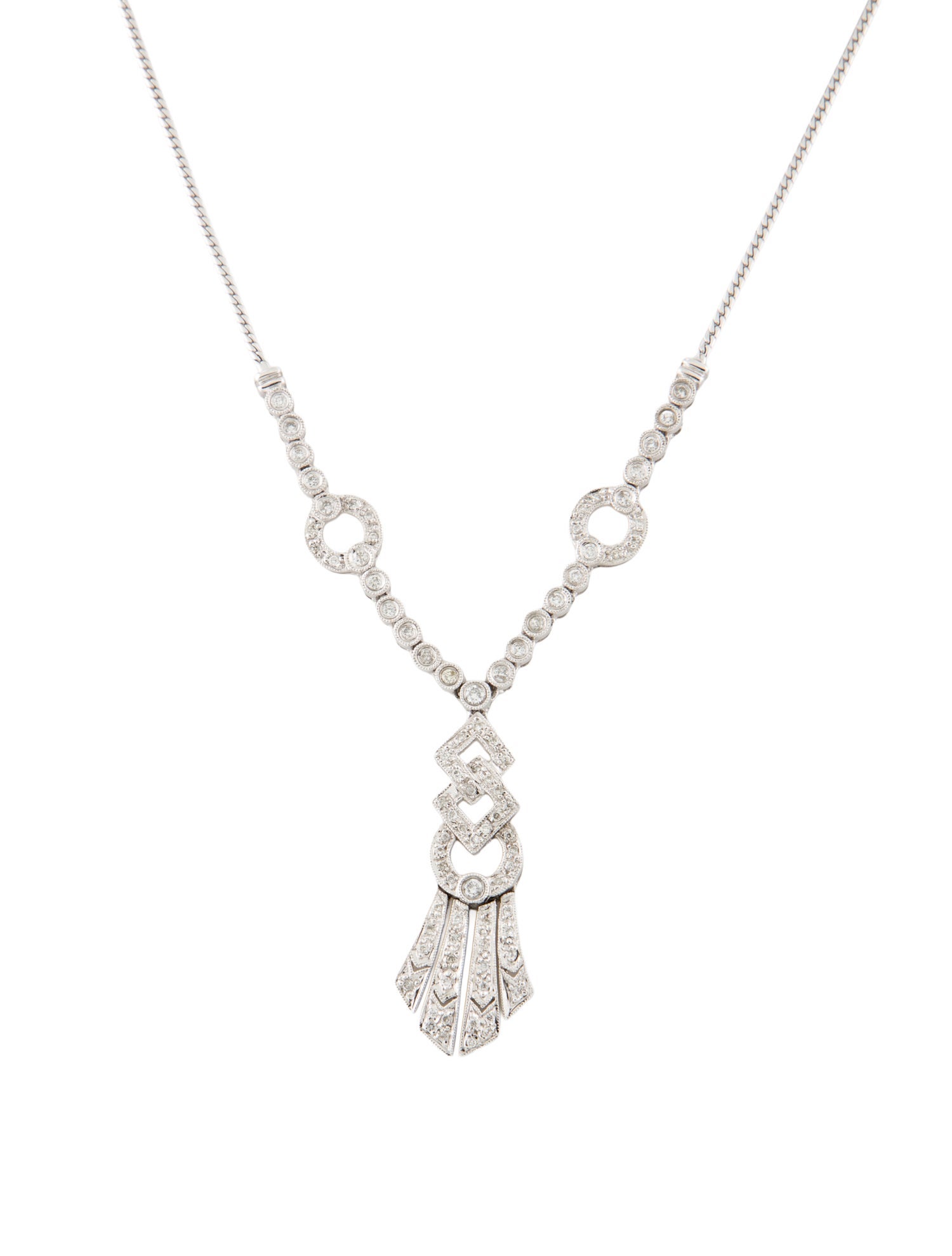Necklace 14K Diamond Lavalier