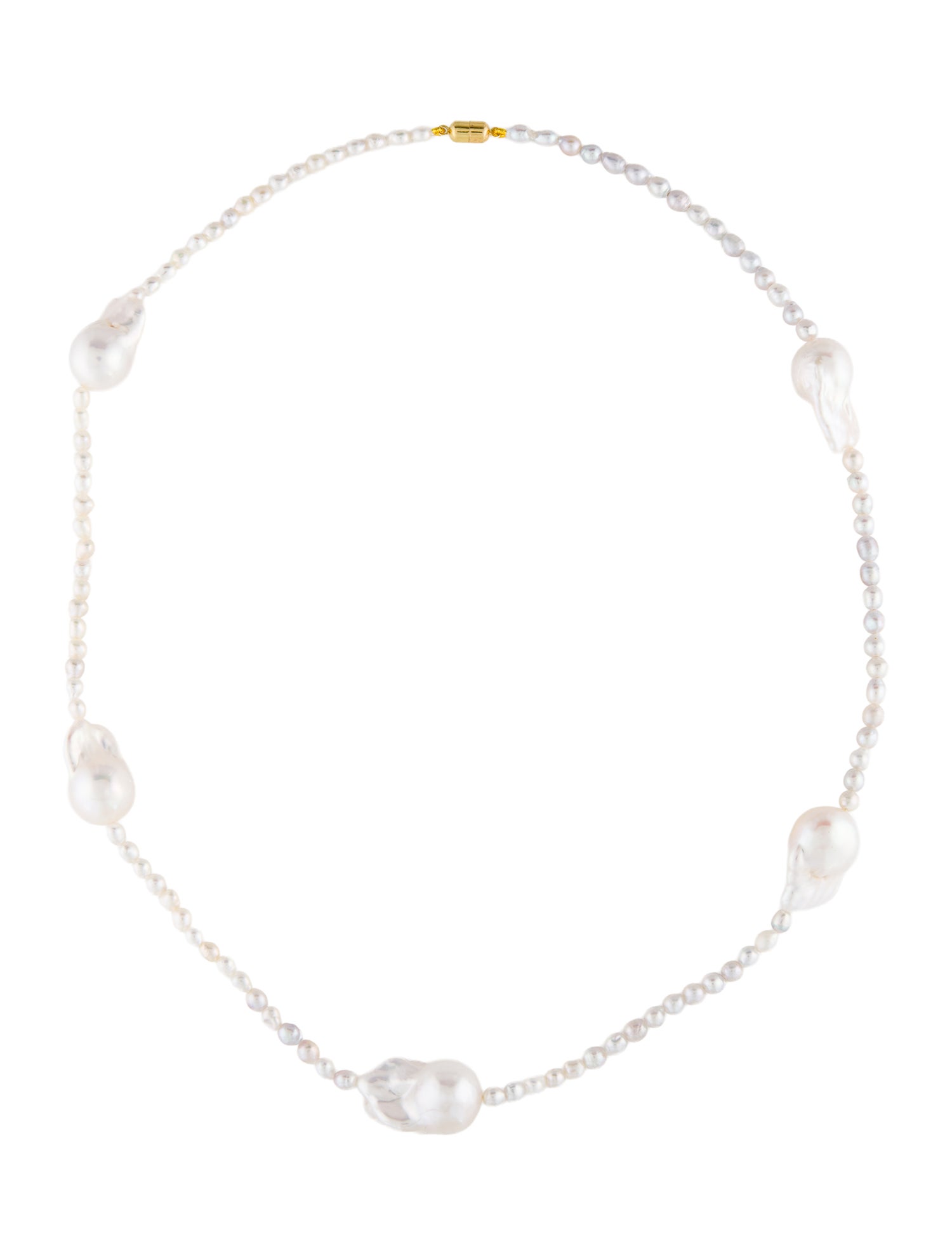 Necklace 18K Pearl Strand