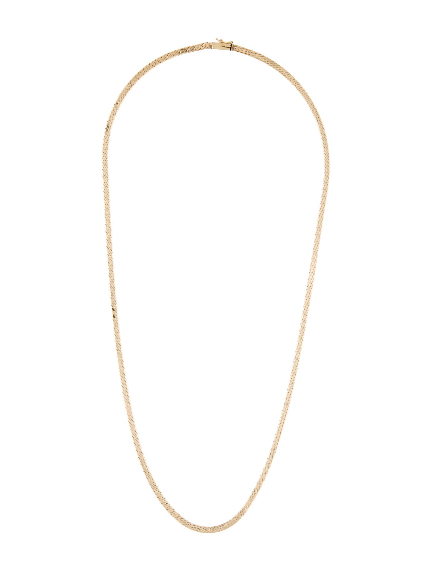 Necklace 14K Herringbone Chain