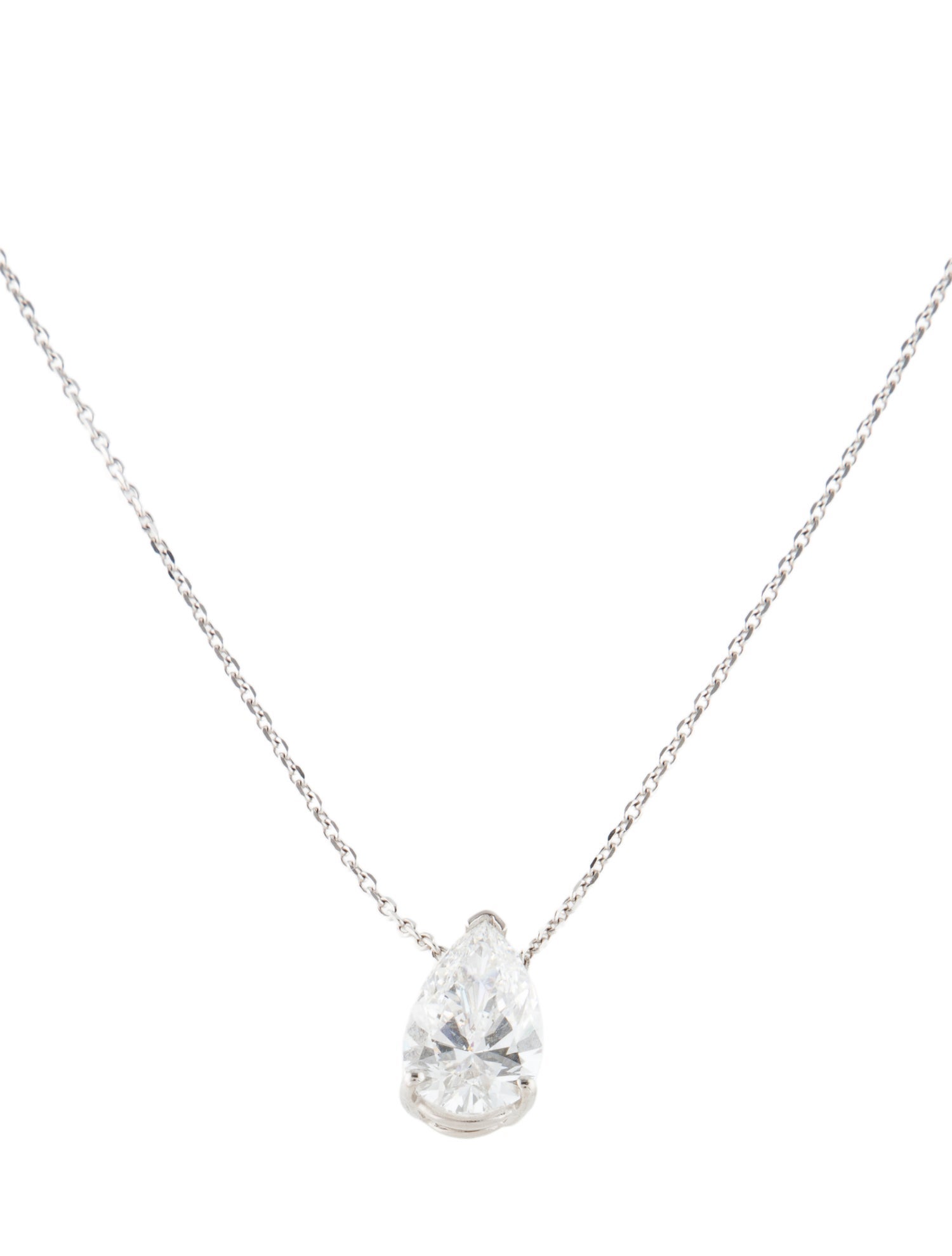 Necklace 14K 3.06ctw Lab-Grown Diamond Pendant Necklace
