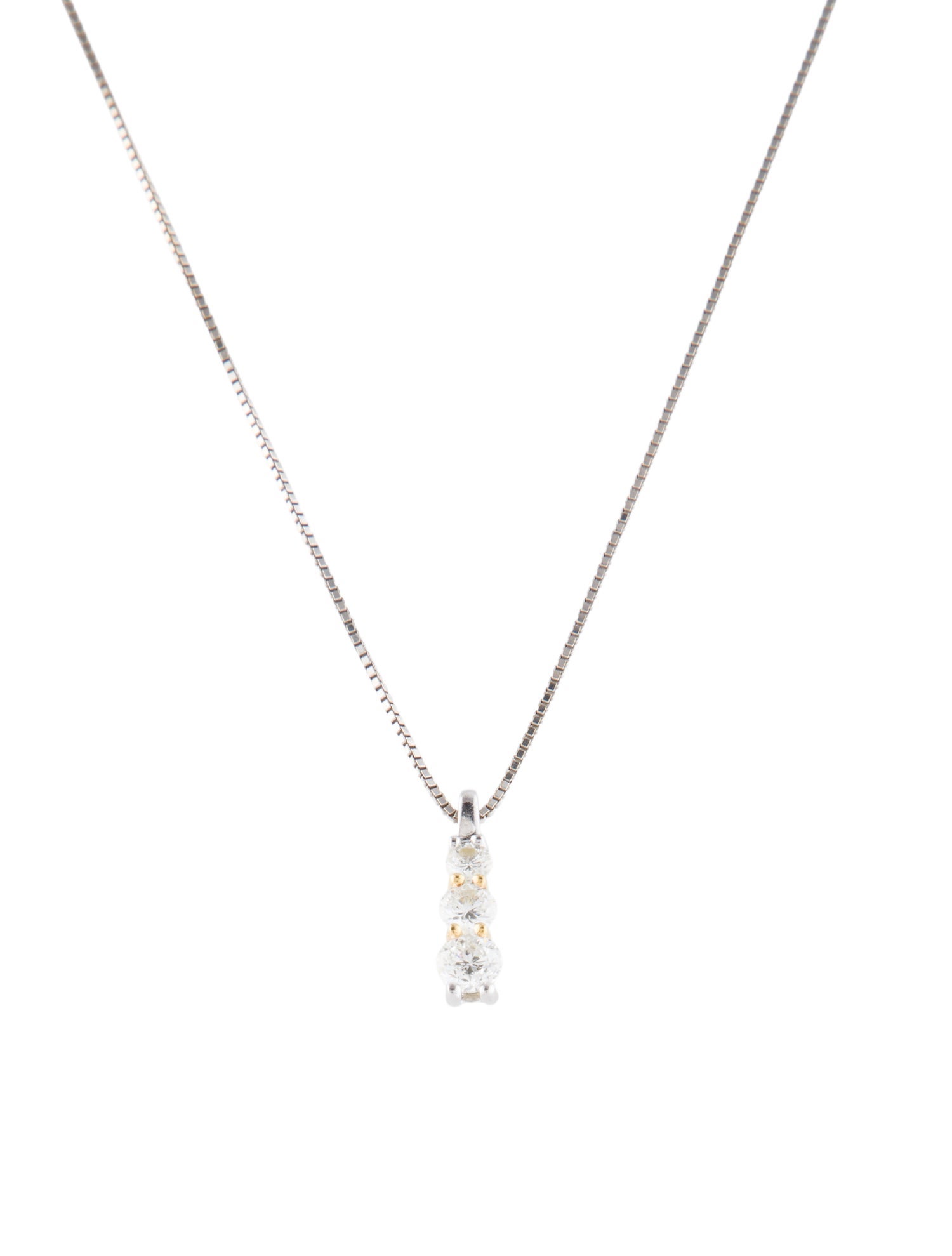 Necklace 18K Diamond Pendant
