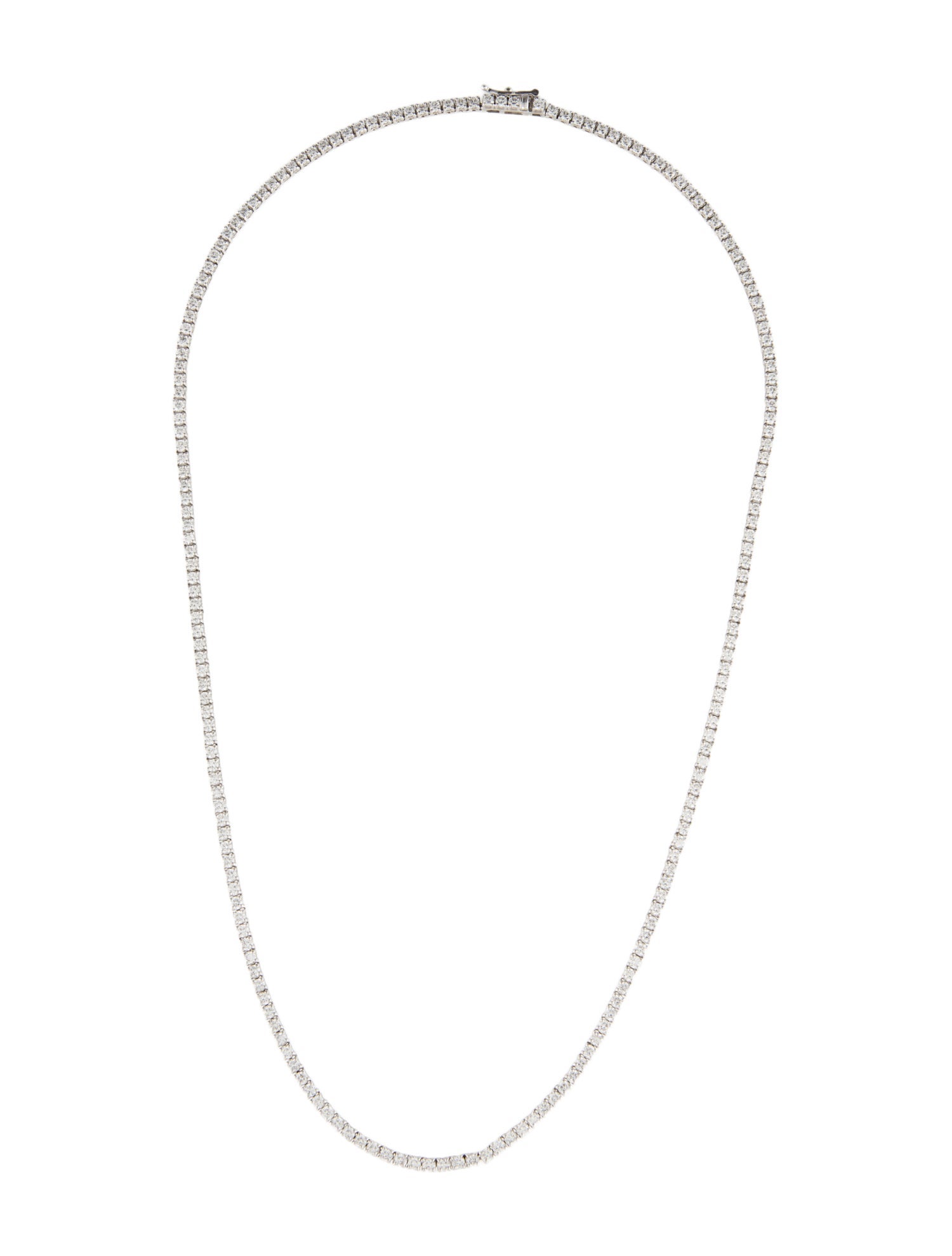 Necklace 14K 6.82ctw Lab-Grown Diamond Tennis