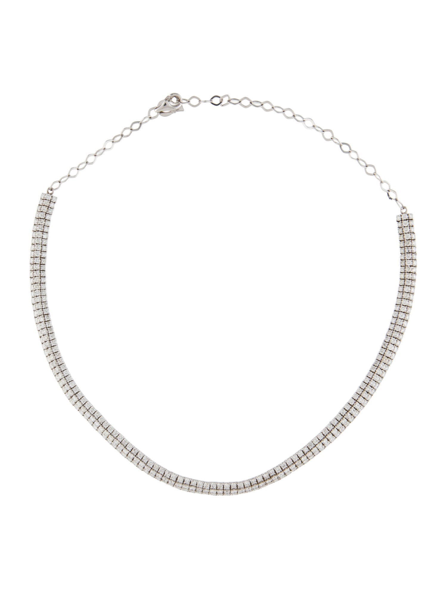 Necklace 14K 7.51ctw Diamond Choker Necklace