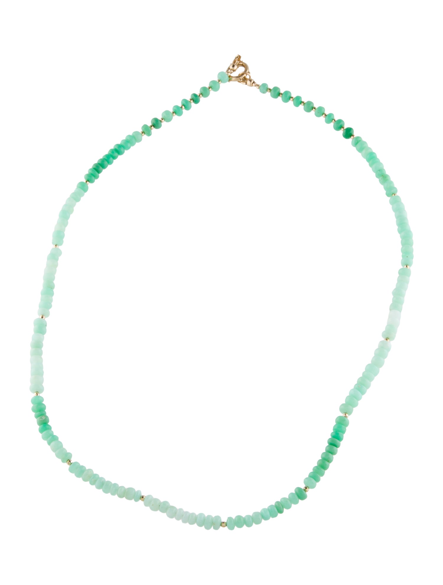Necklace 14K Opal Beaded Neckalce