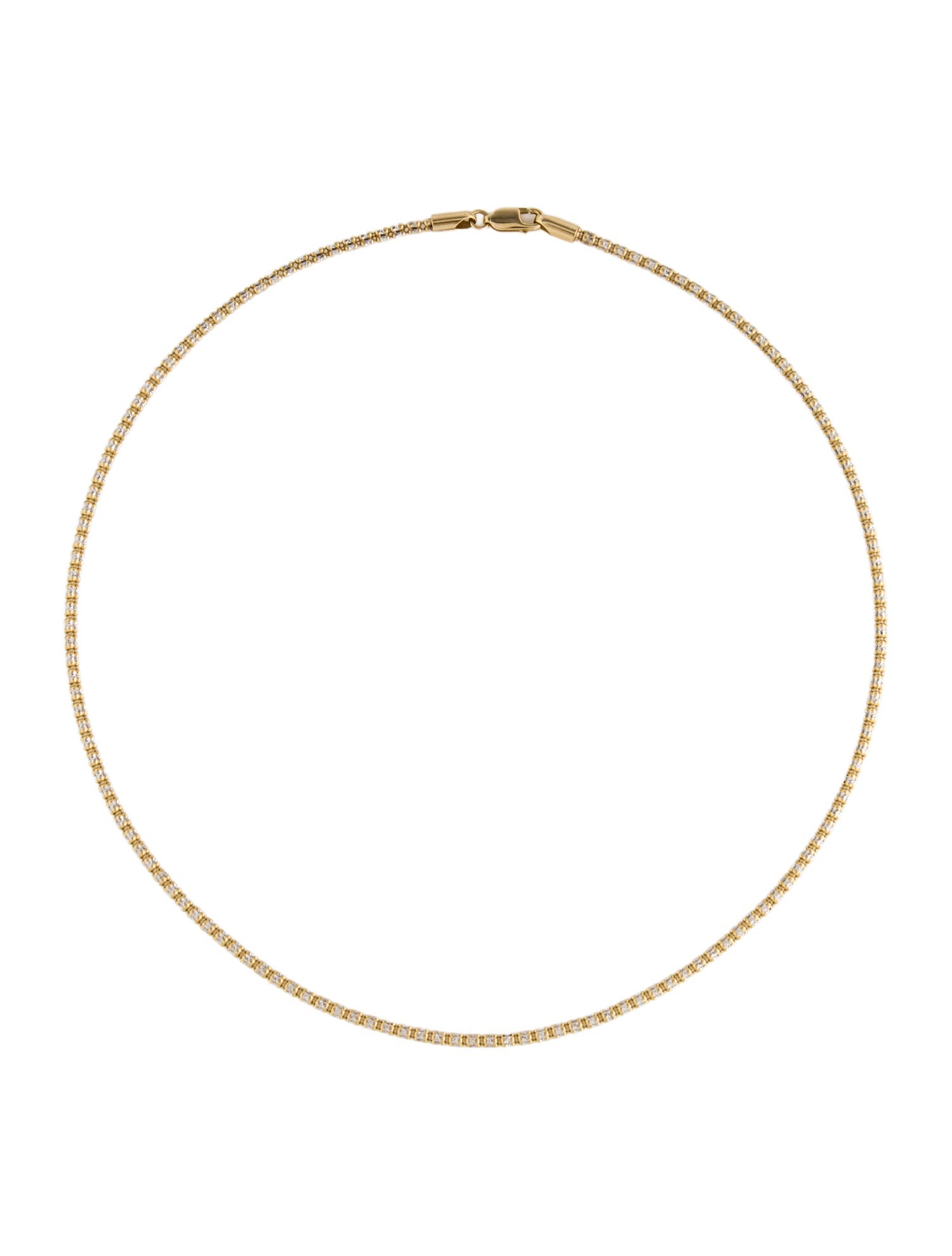 Necklace 14K Two-Tone Link Chain