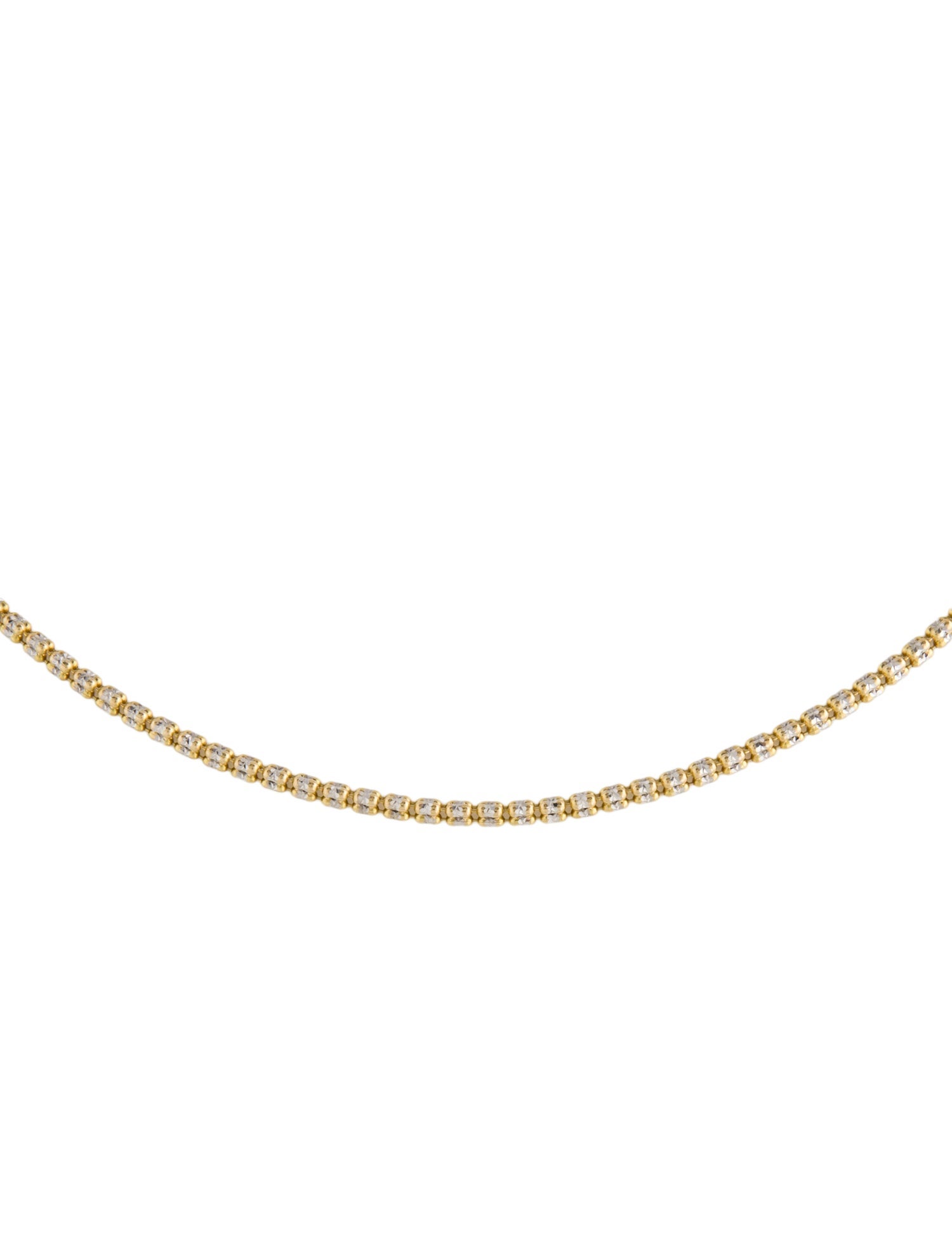 Necklace 14K Two-Tone Link Chain