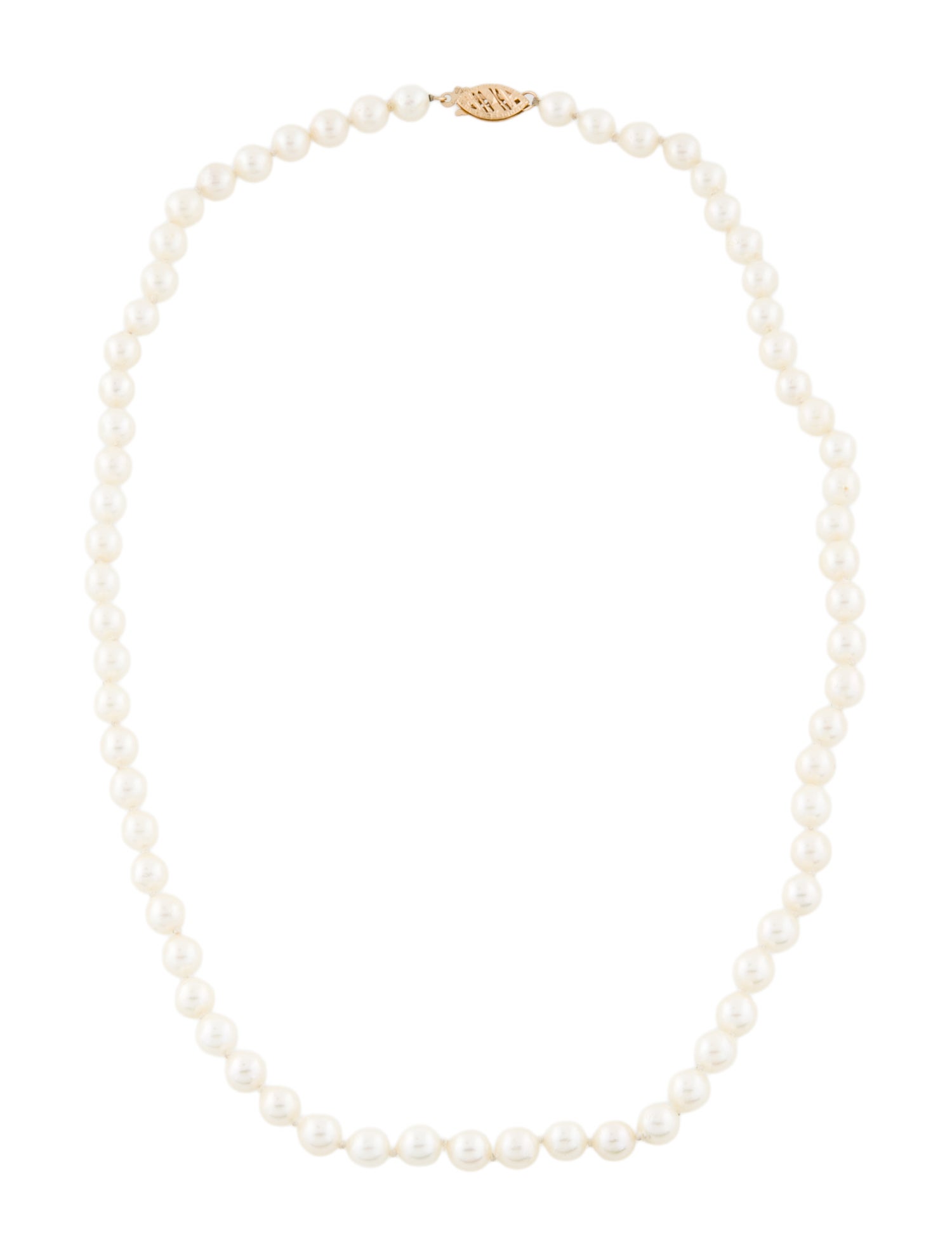 Necklace 14K Pearl Strand