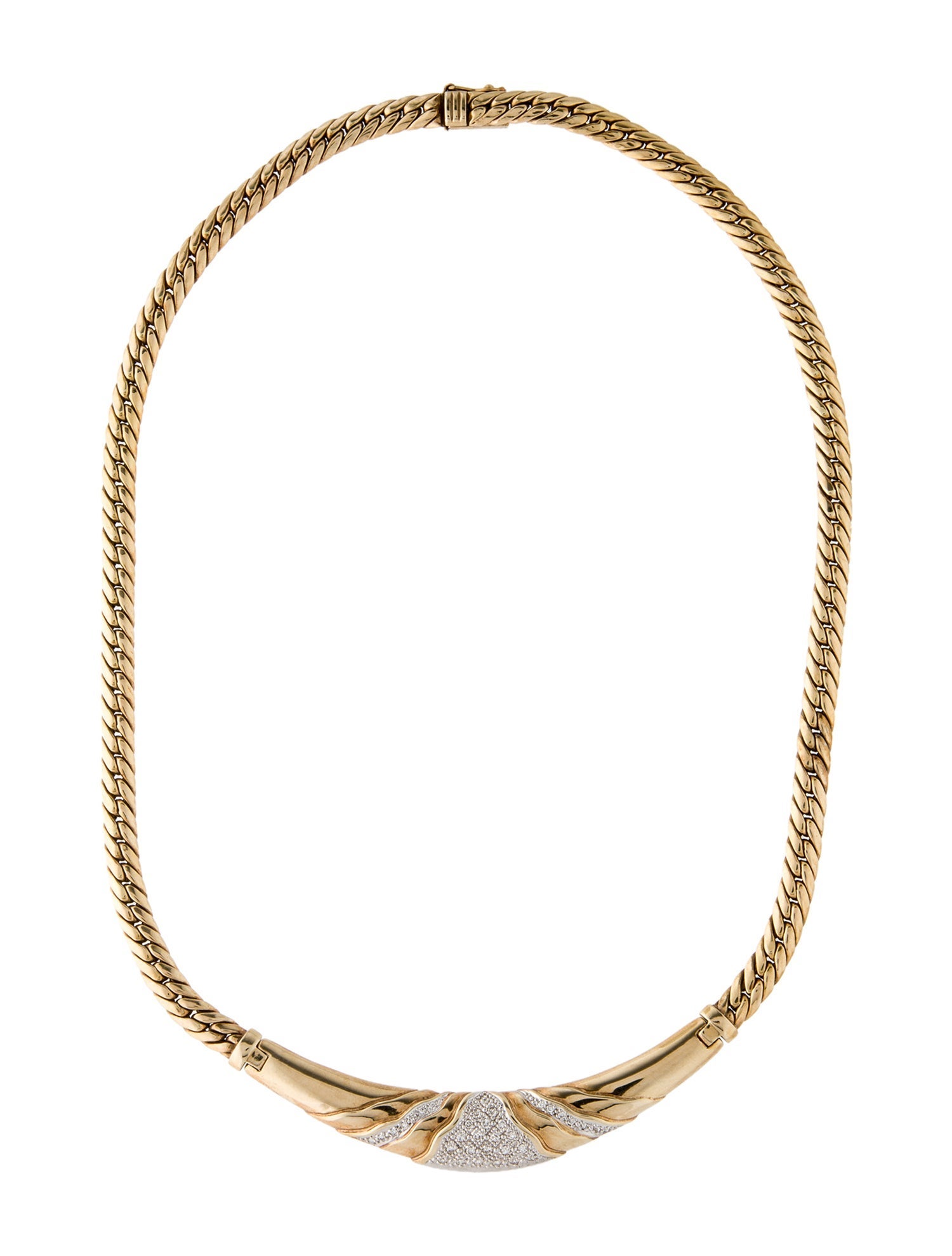 Necklace 14K Diamond Collar