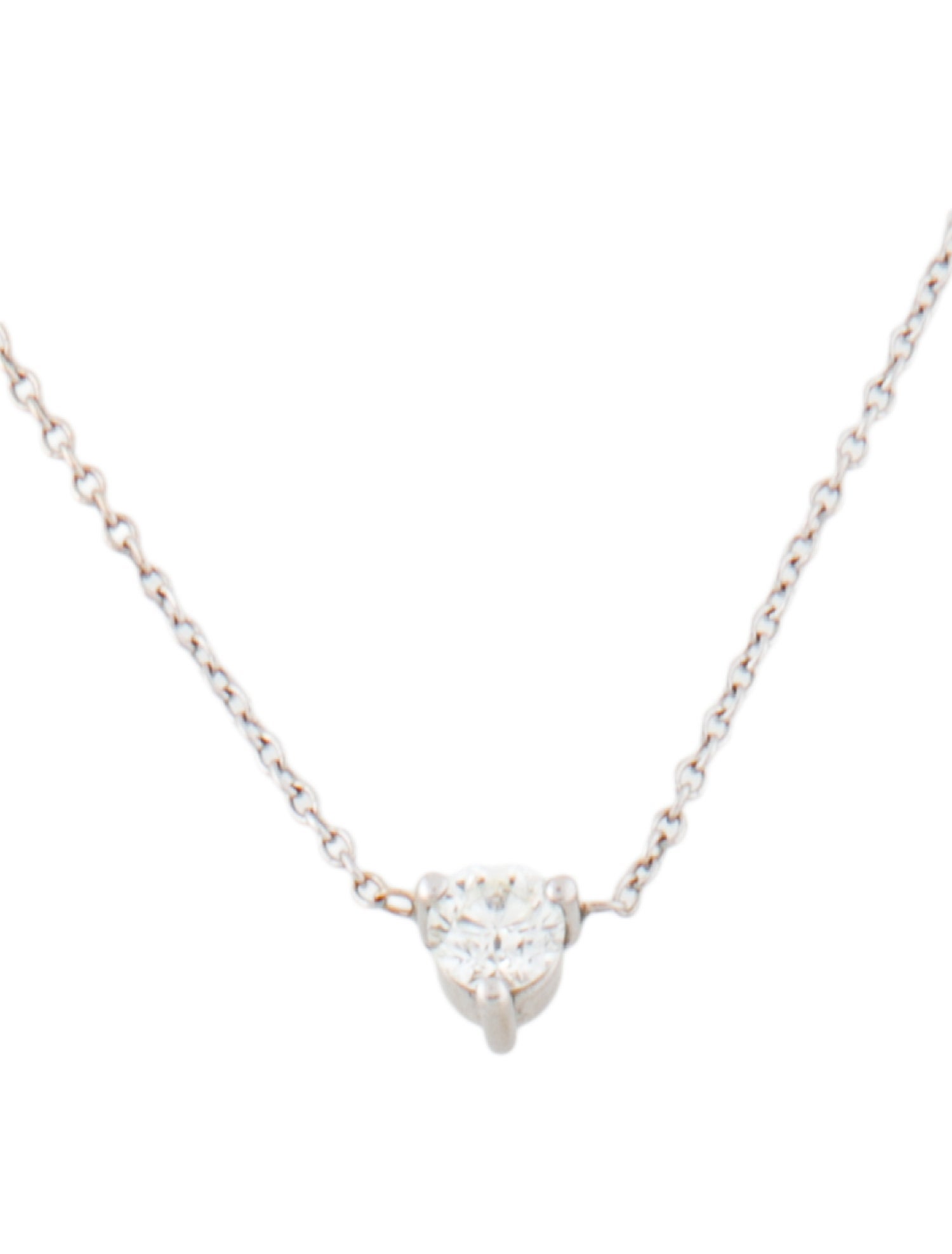 Necklace 14K Diamond Solitaire Pendant