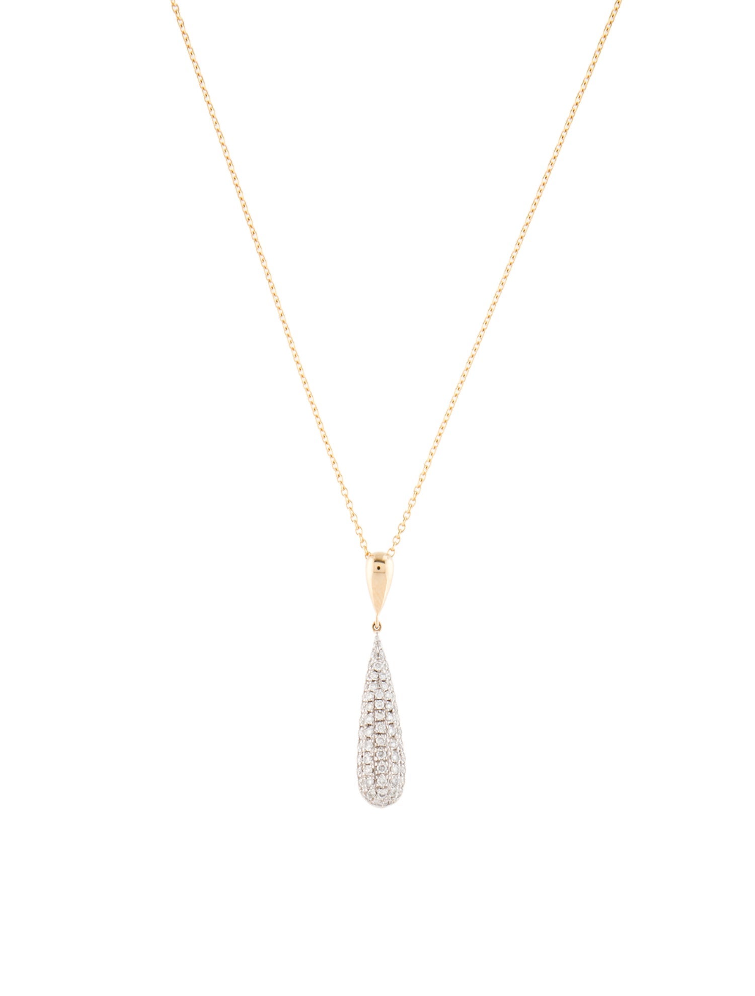 Necklace 14K Diamond pendant