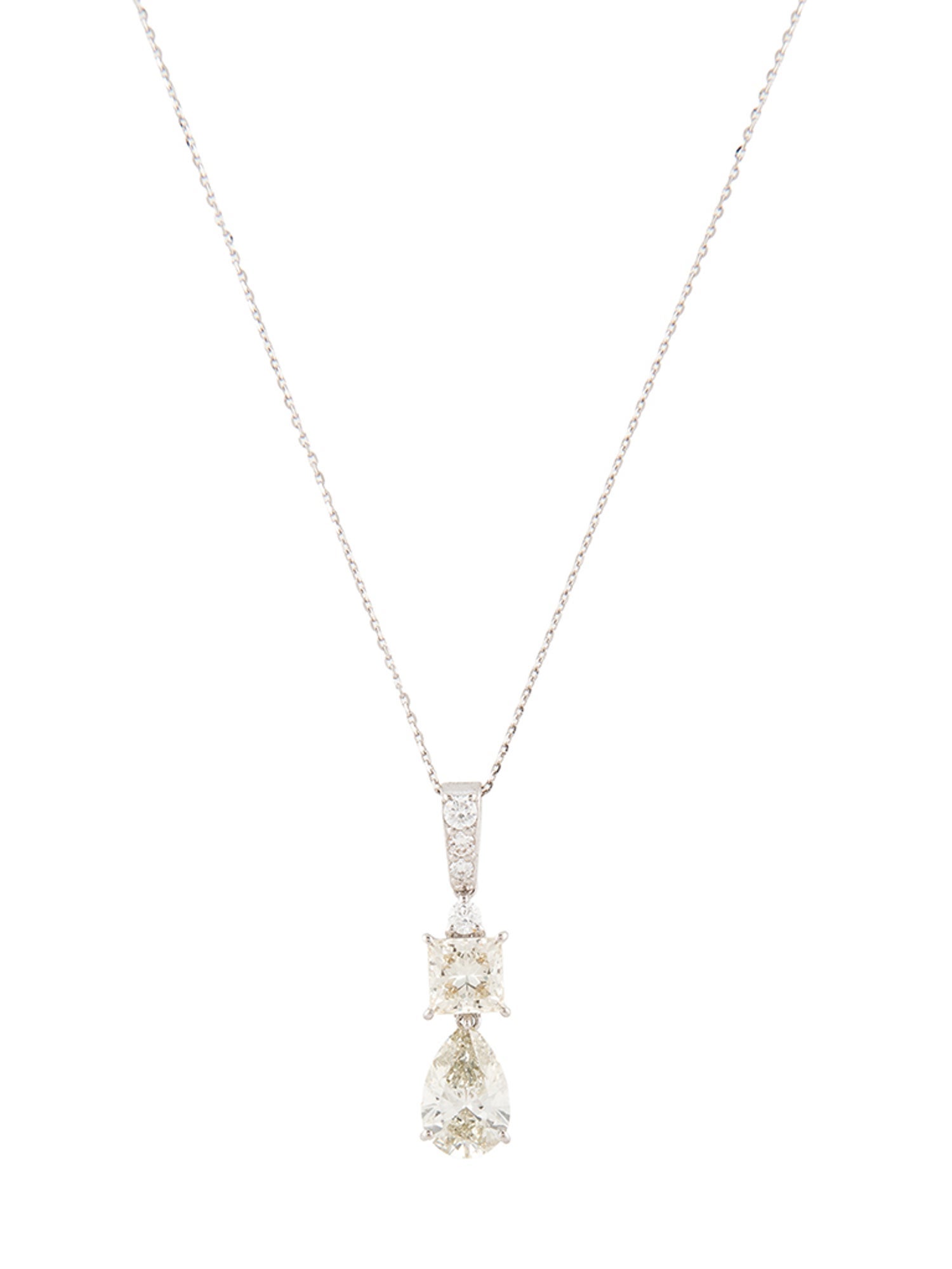 Necklace 14K 2.69ctw Lab-Grown Diamond Pendant Necklace