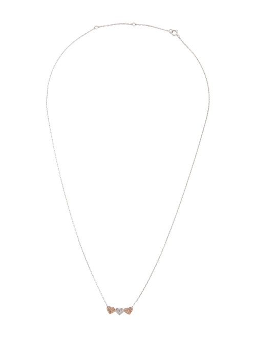 Necklace 14K Diamond Heart Pendant Necklace