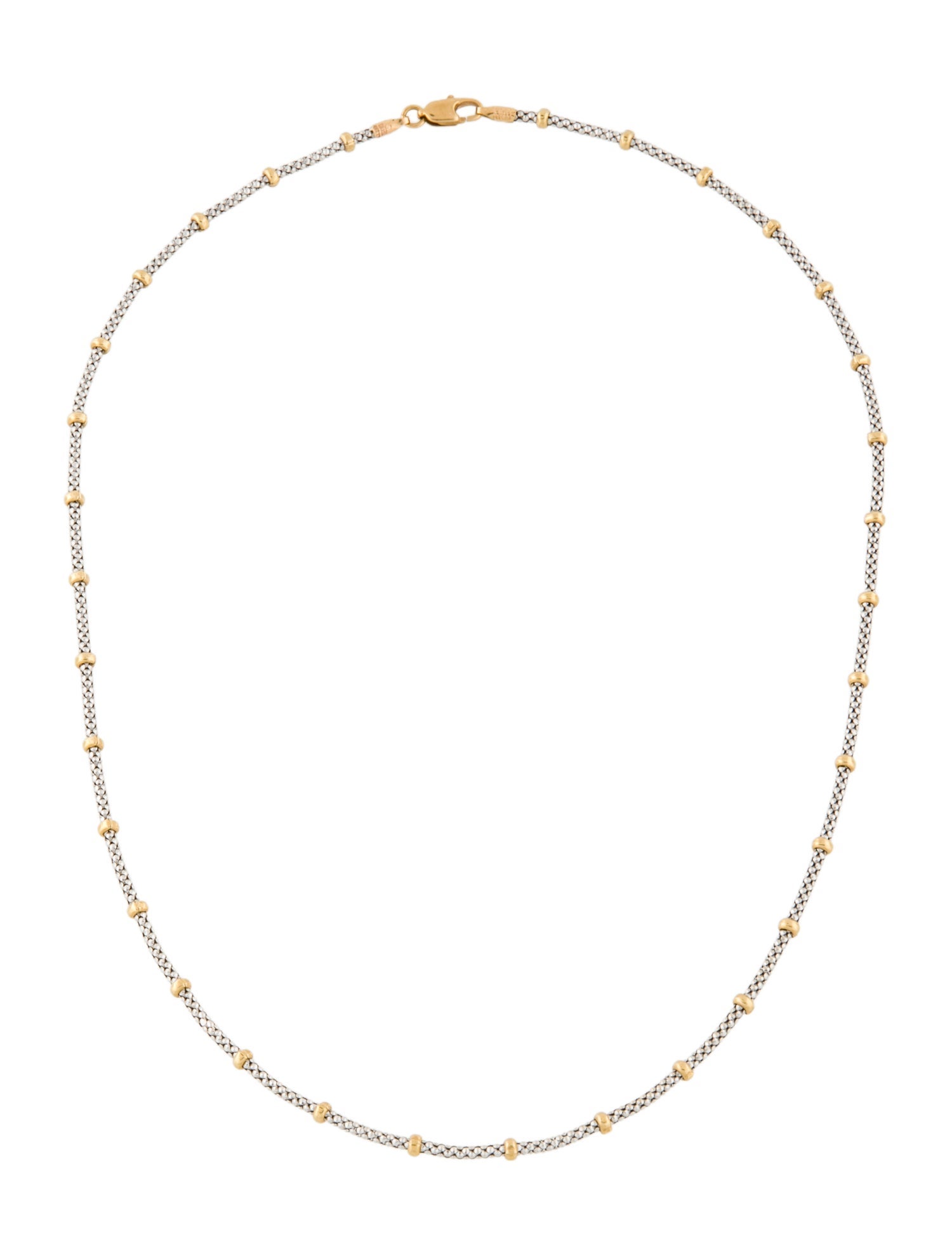 Necklace 14K Two-Tone Collar