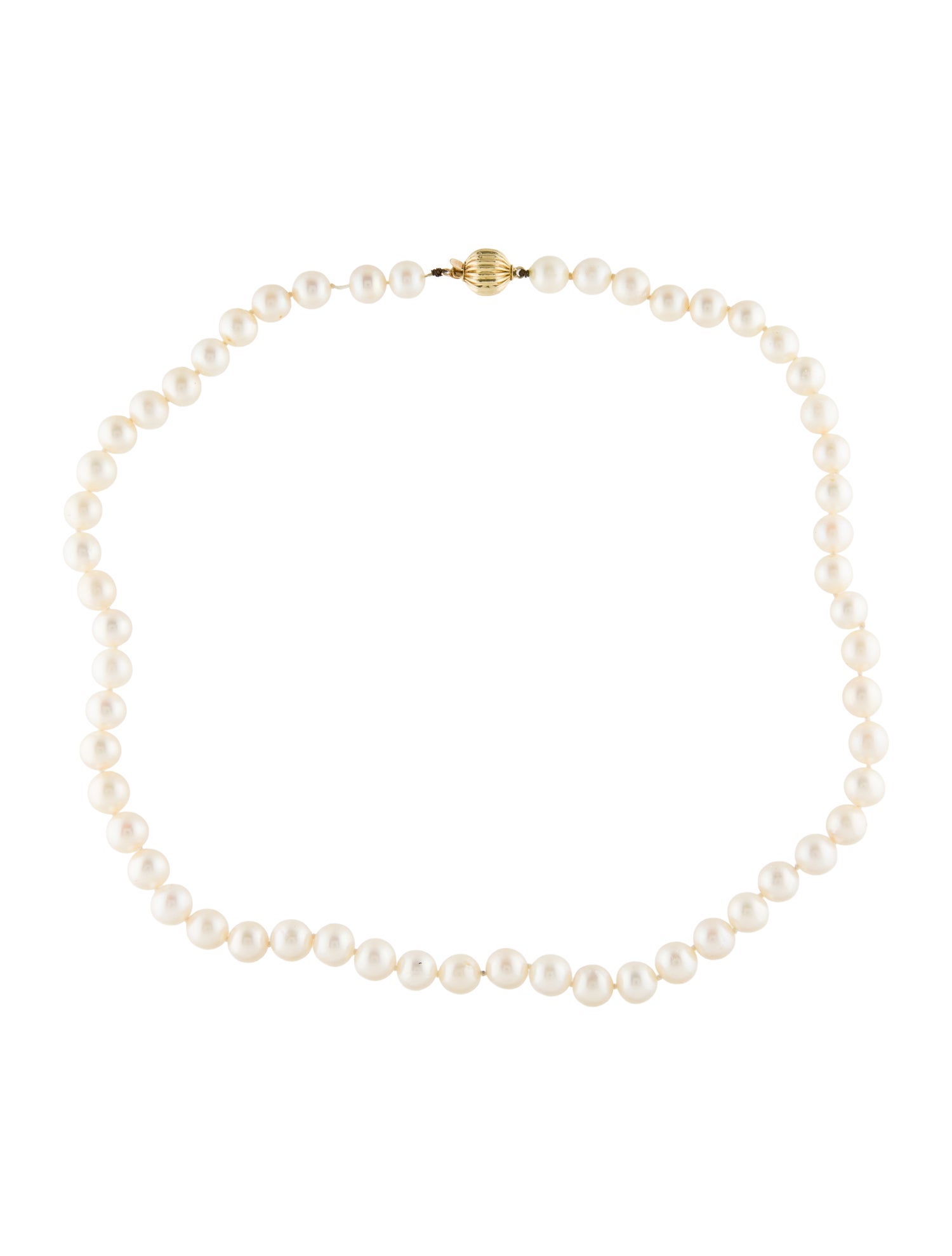 Necklace 14K Pearl Collar