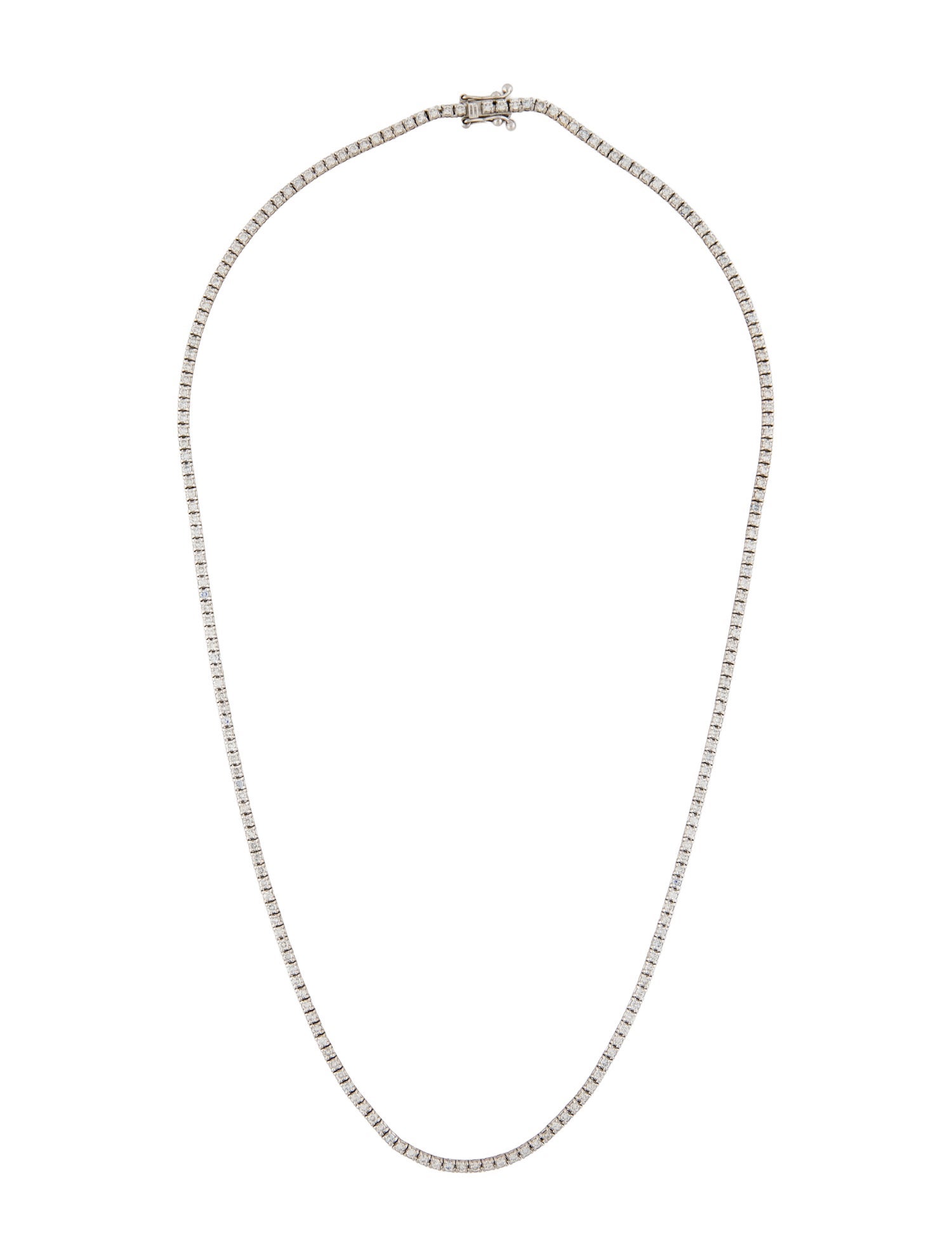 Necklace 14K 4.06ctw Diamond Tennis