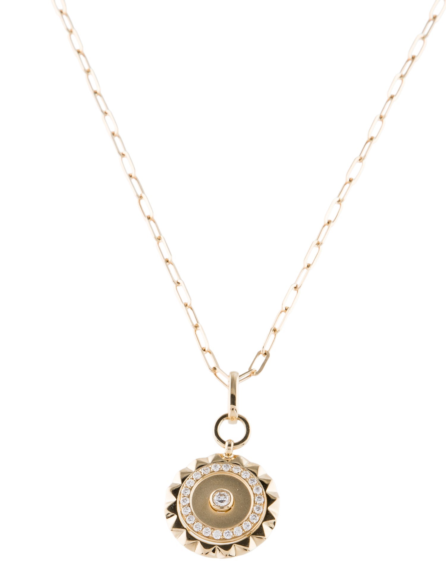 Necklace 14K Diamond Pendant Necklace