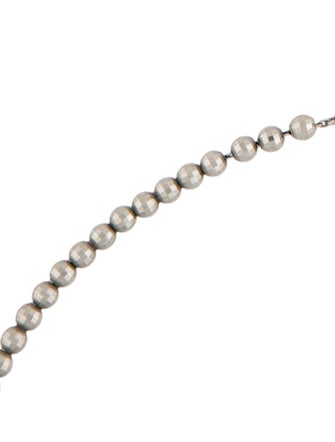 Necklace Platinum Beaded Necklace