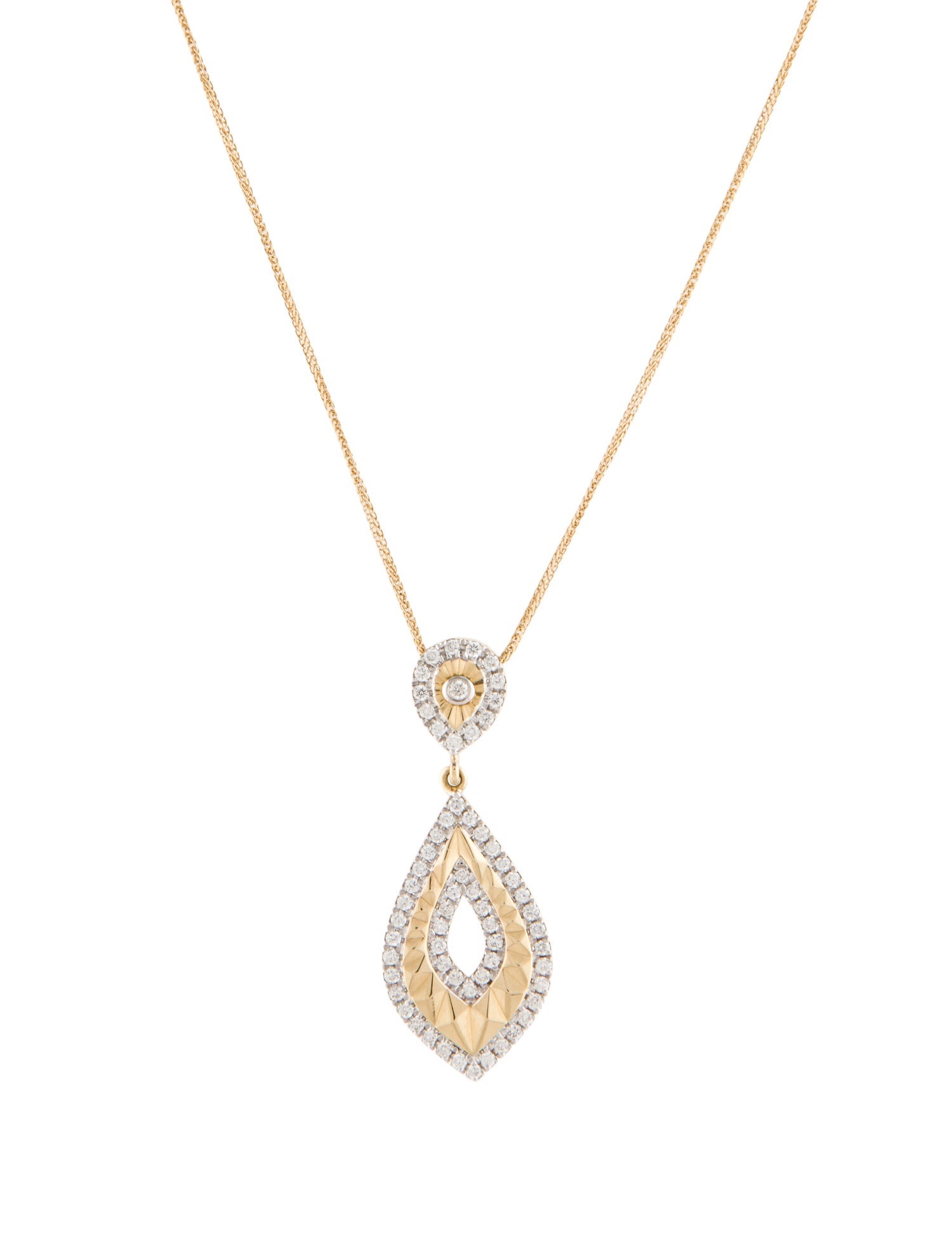Necklace 14K Diamond Pendant Necklace