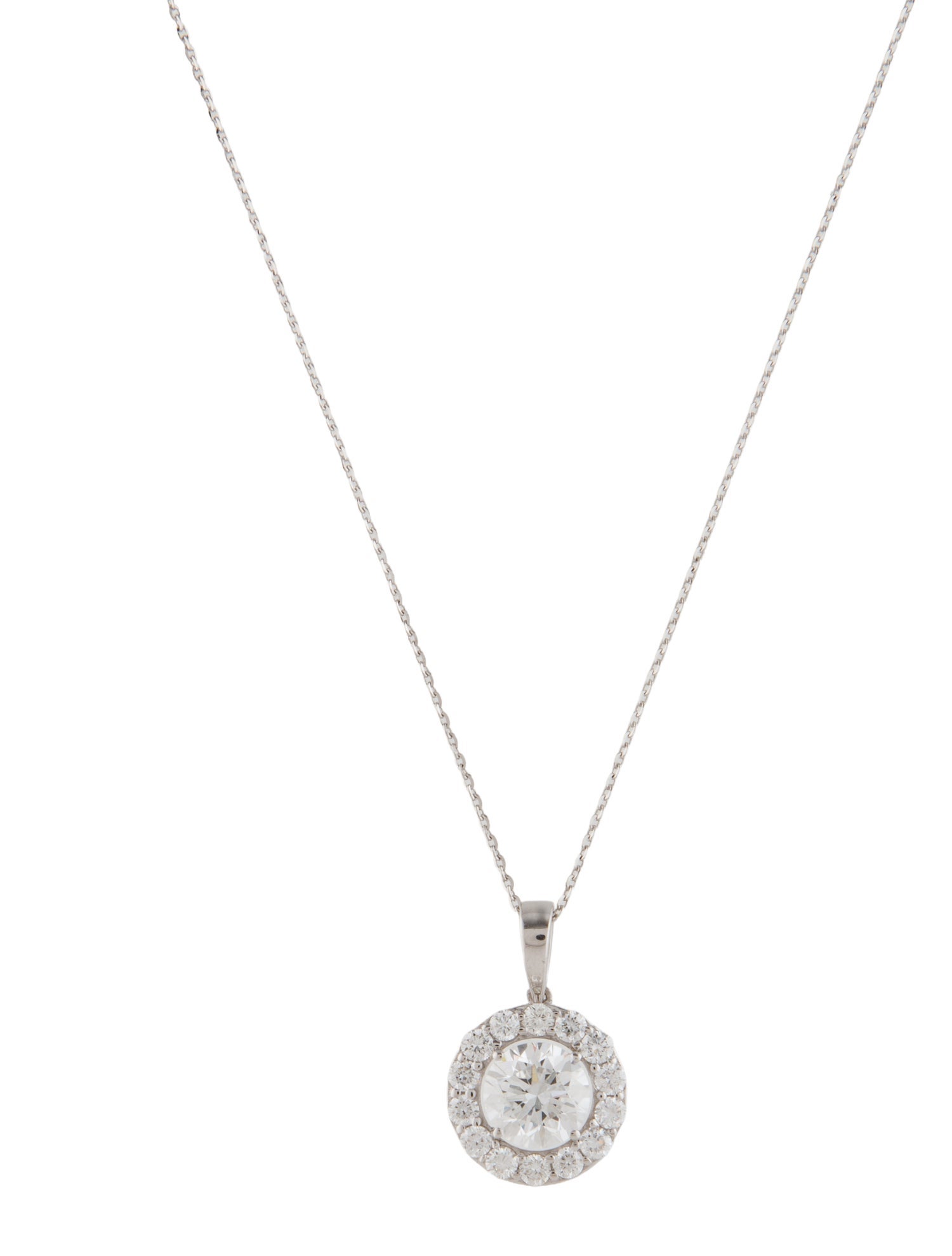 Necklace 14K 2.13ctw Lab-Grown Diamond Pendant Necklace