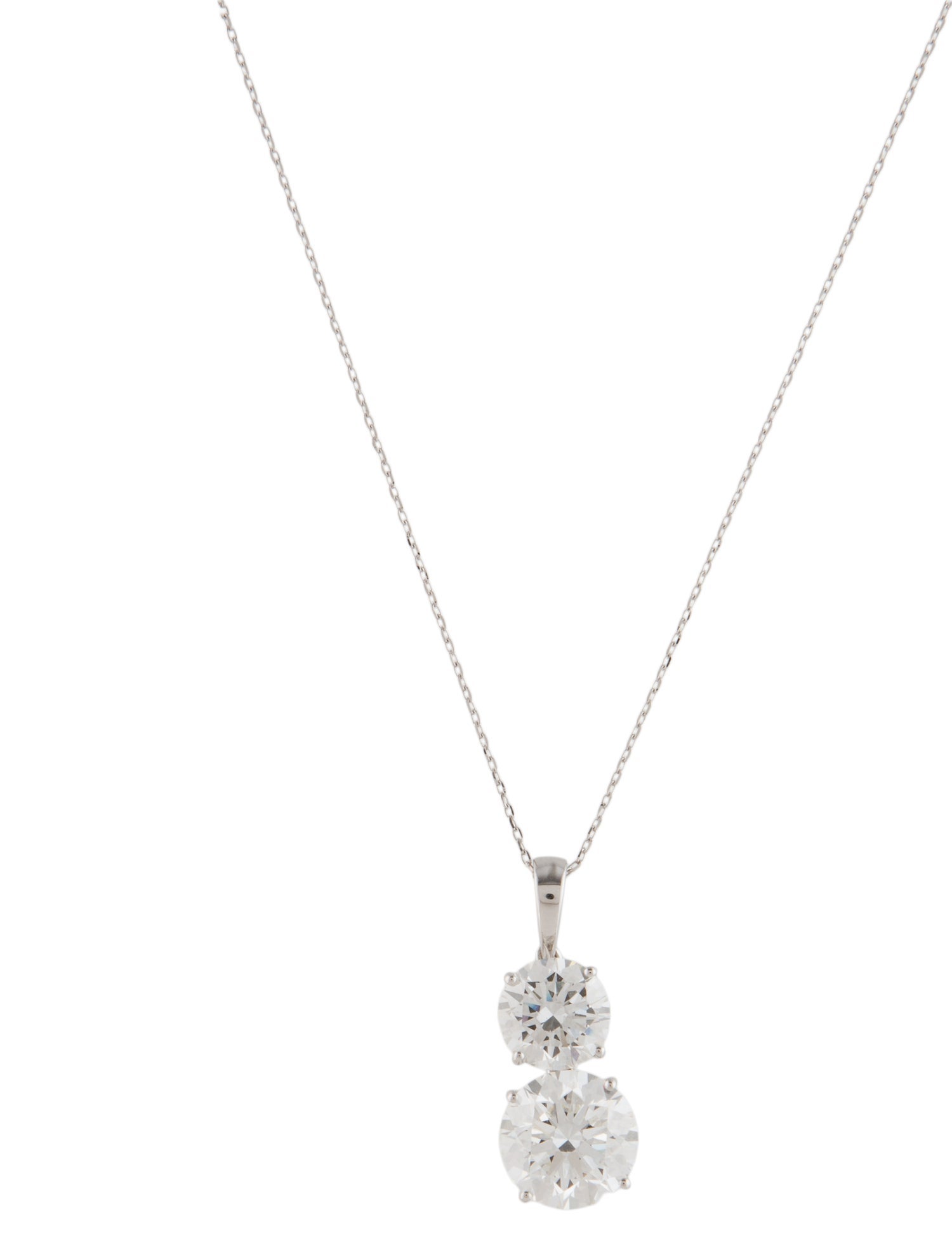 Necklace 14K 4.89ctw Lab-Grown Diamond Pendant Necklace