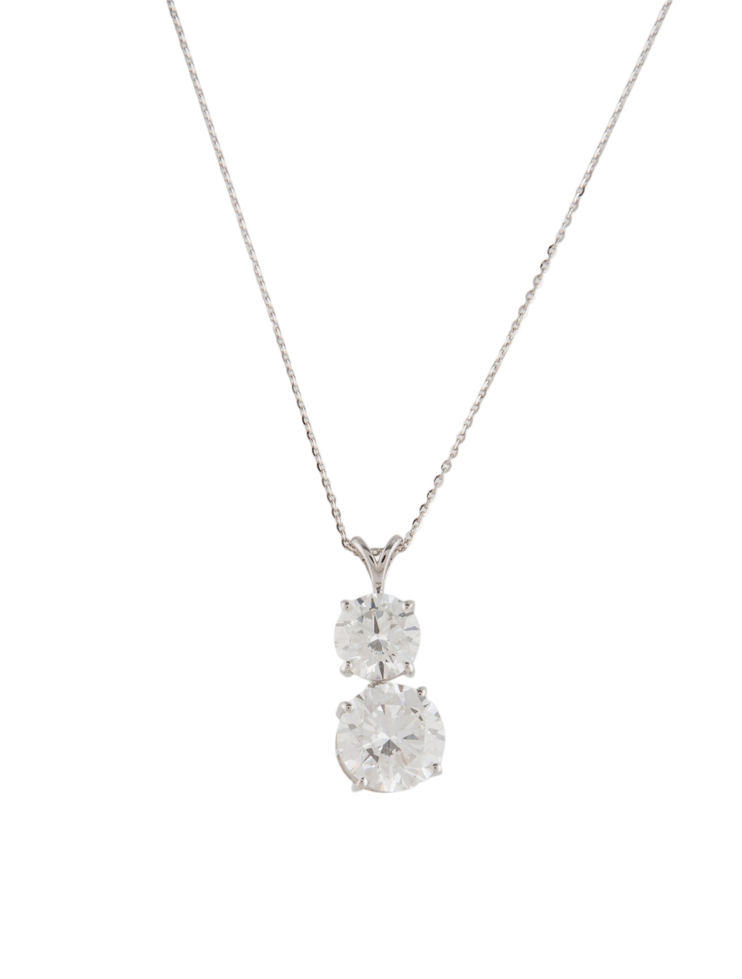 Necklace 14K 4.80ctw Lab-Grown Diamond Pendant Necklace
