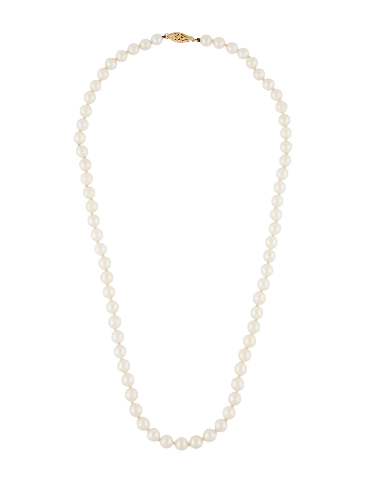 Necklace 14K Pearl Strand