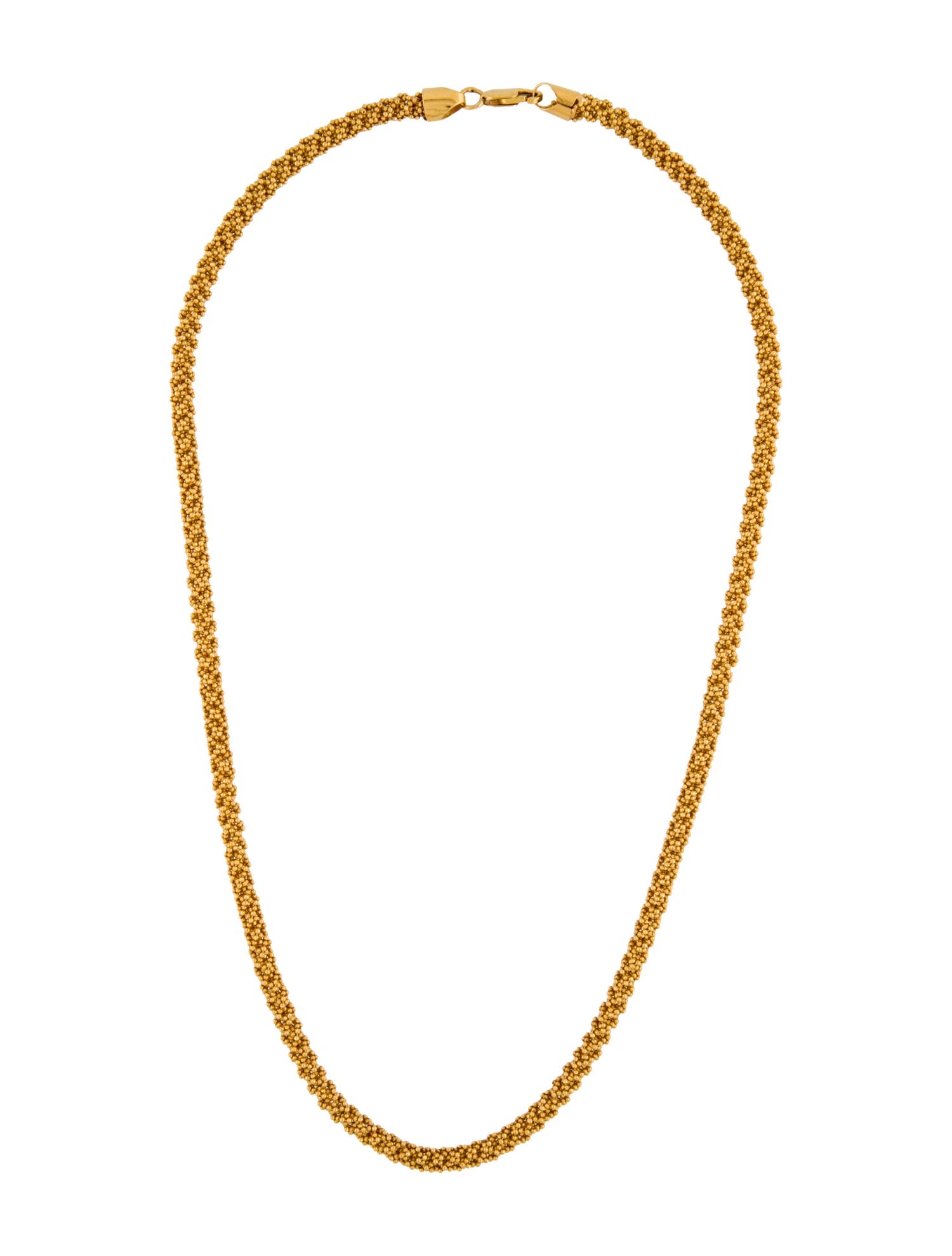 Necklace 22K Bead Chain