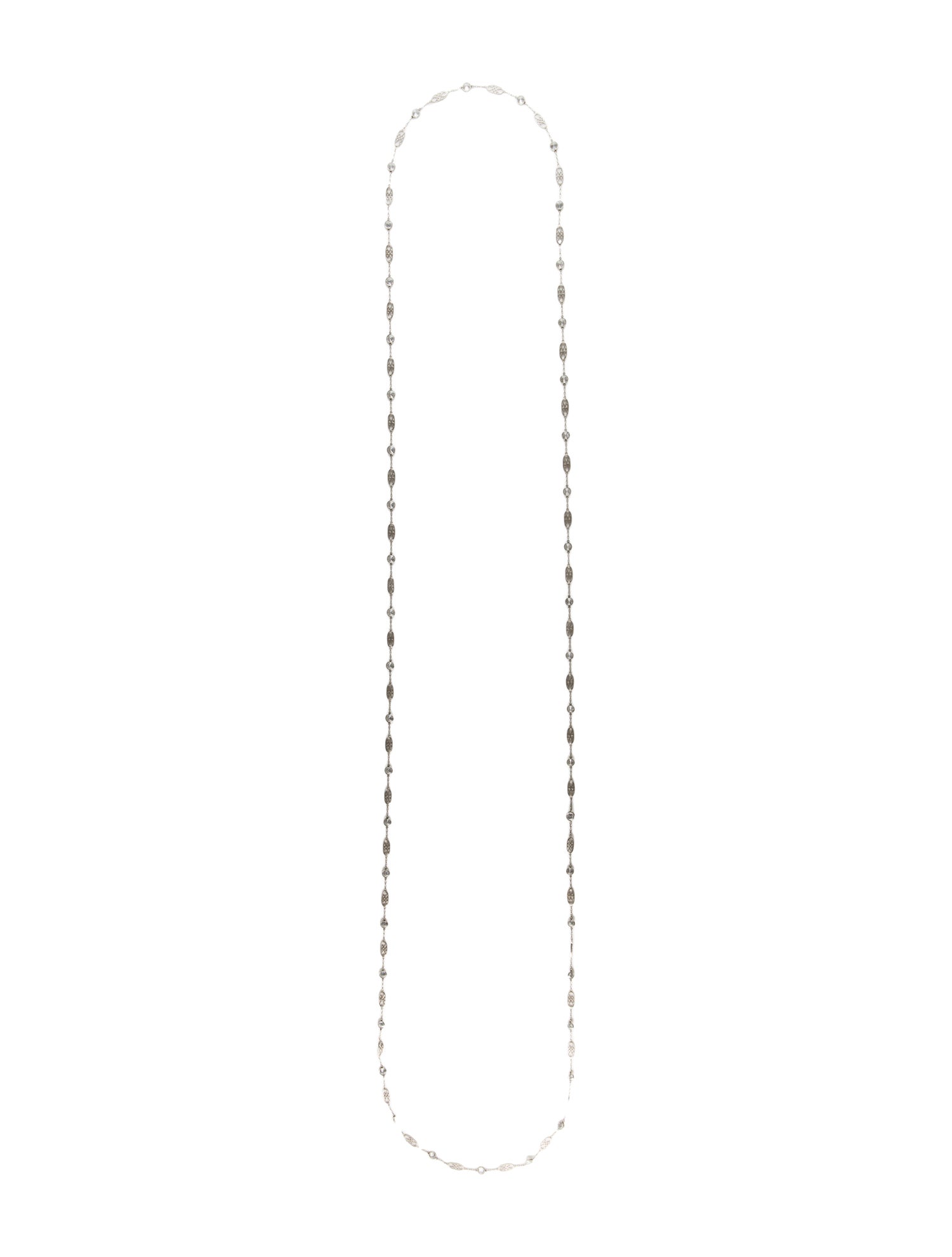 Necklace Platinum 18.92ctw Diamond Double Strand