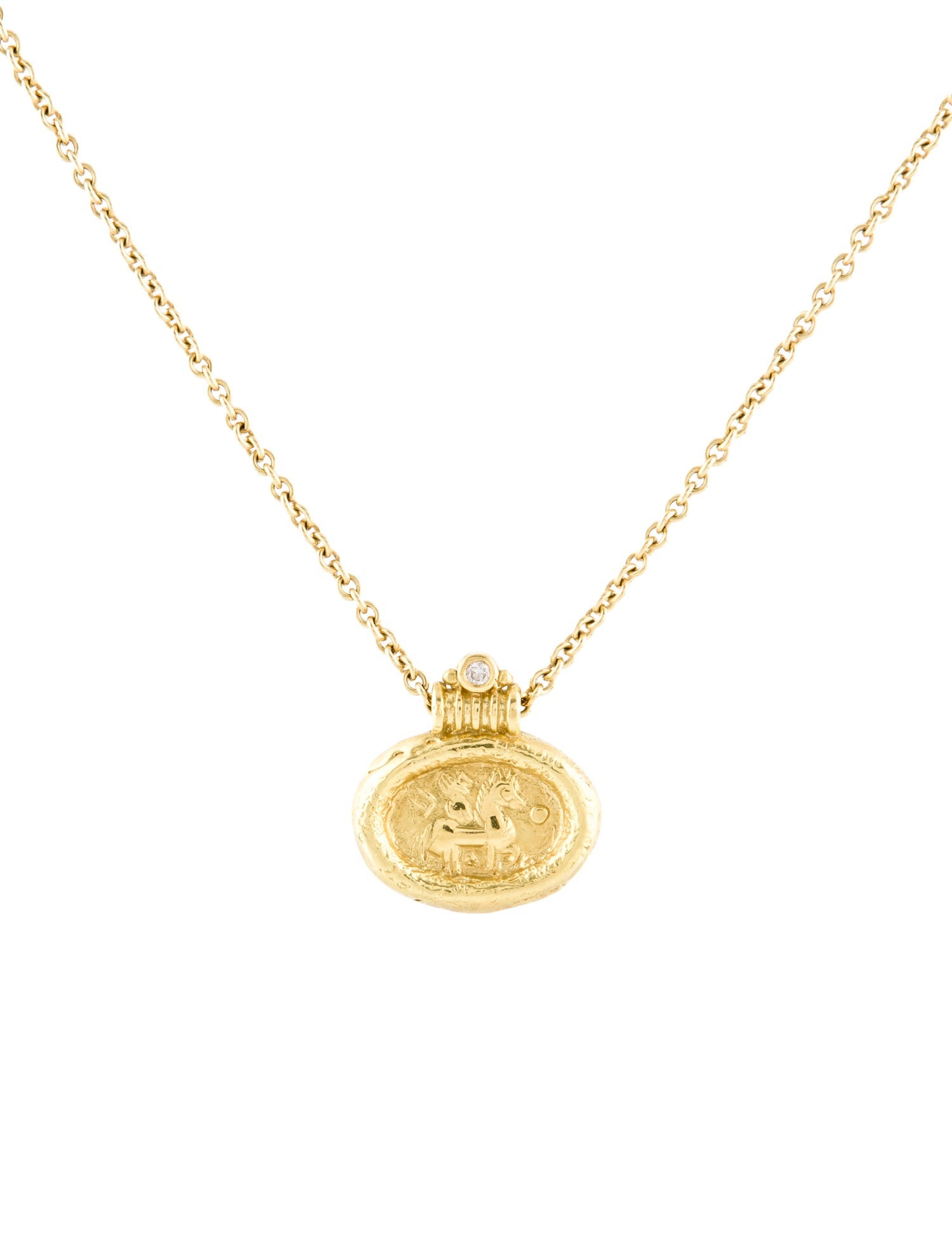 Seidengang 18K Diamond Pendant Necklace