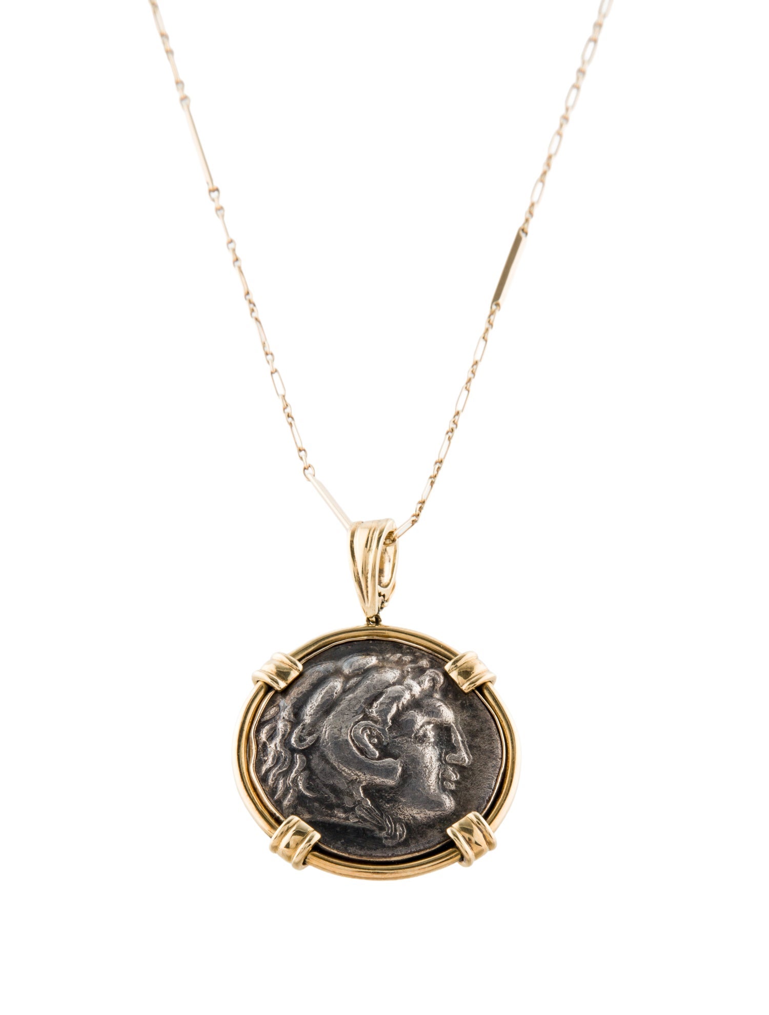Necklace 18K Coin Pendant Necklace