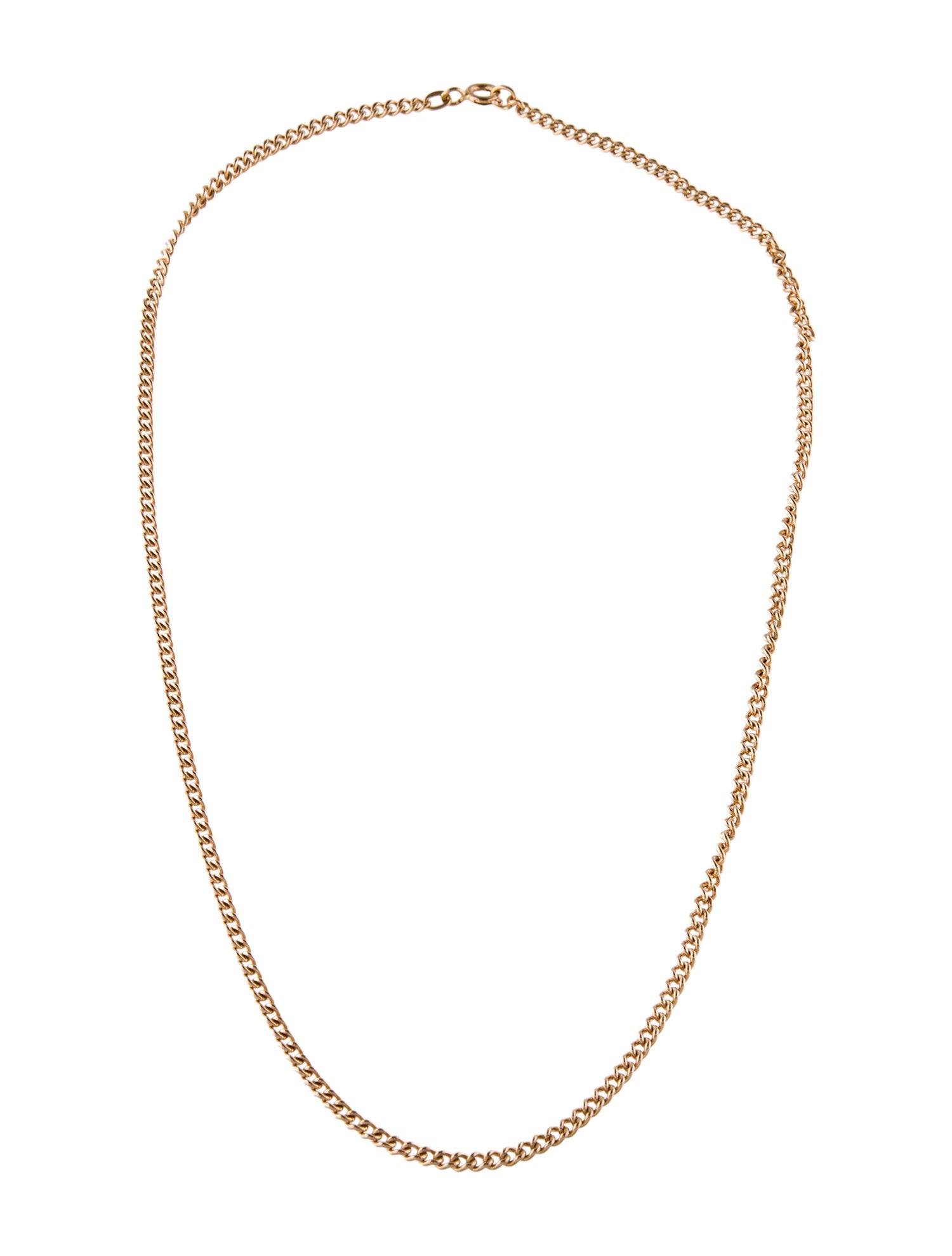 Necklace 14K Curb Chain Necklace