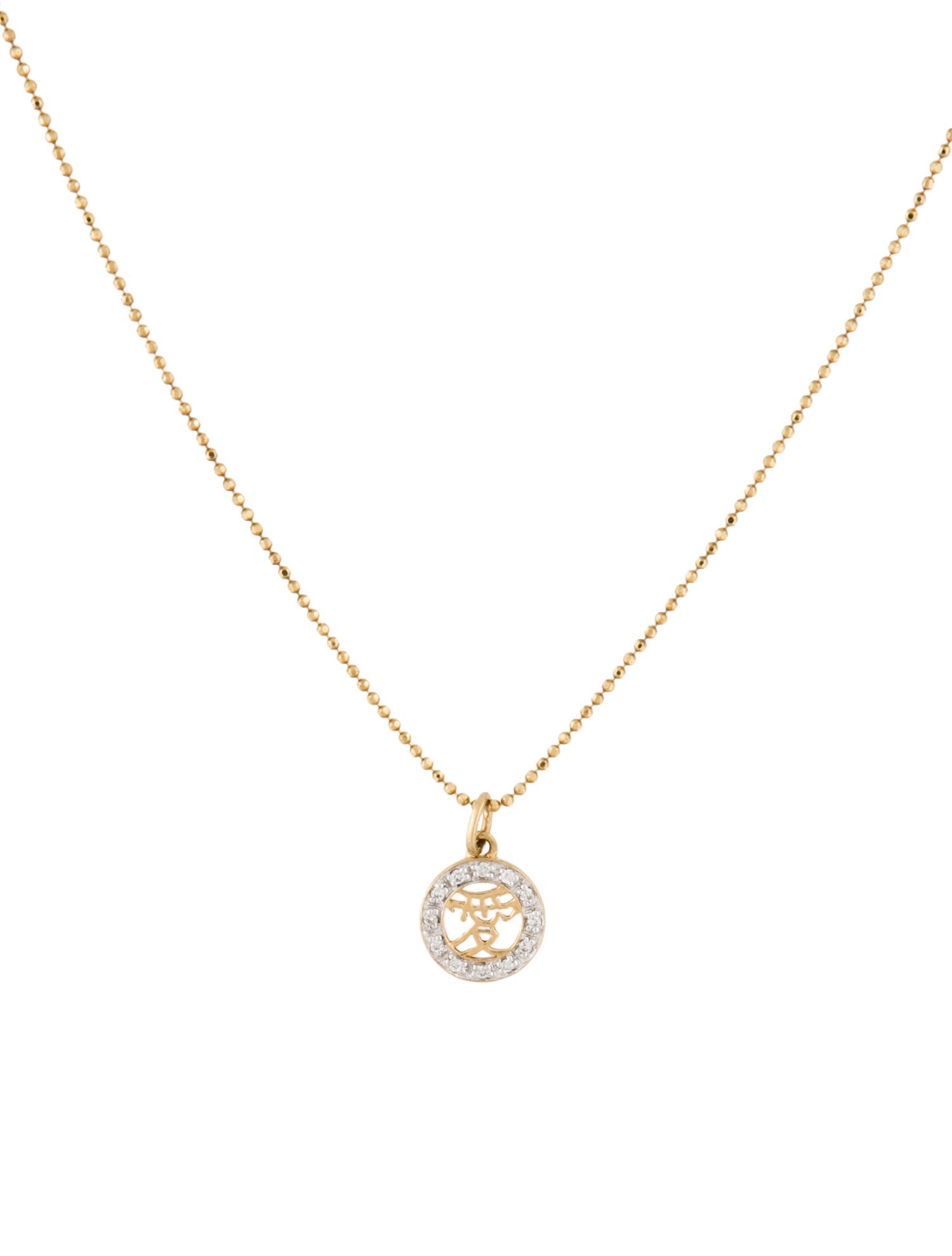 Necklace 14K Diamond Pendant