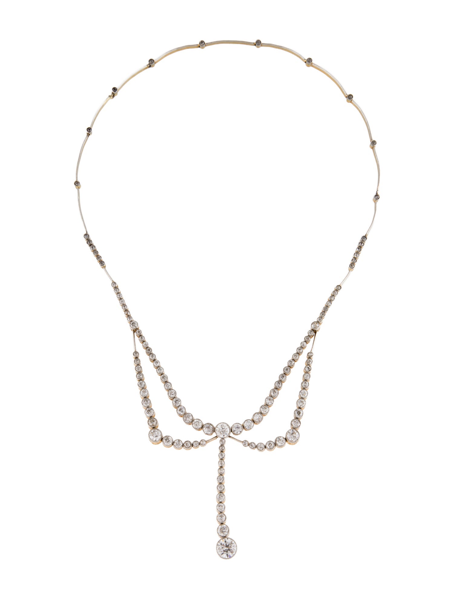 Necklace Edwardian Diamond Collar Necklace