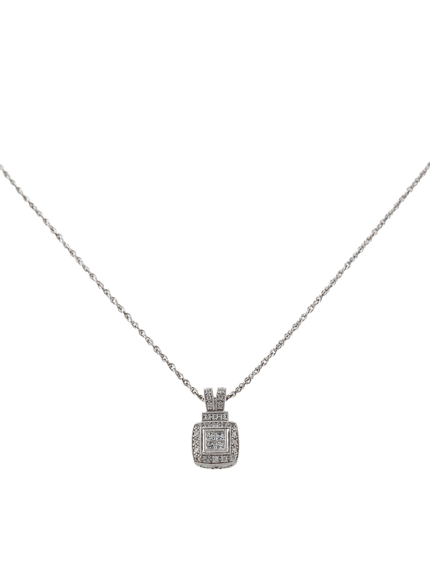 Necklace 14K Diamond Pendant
