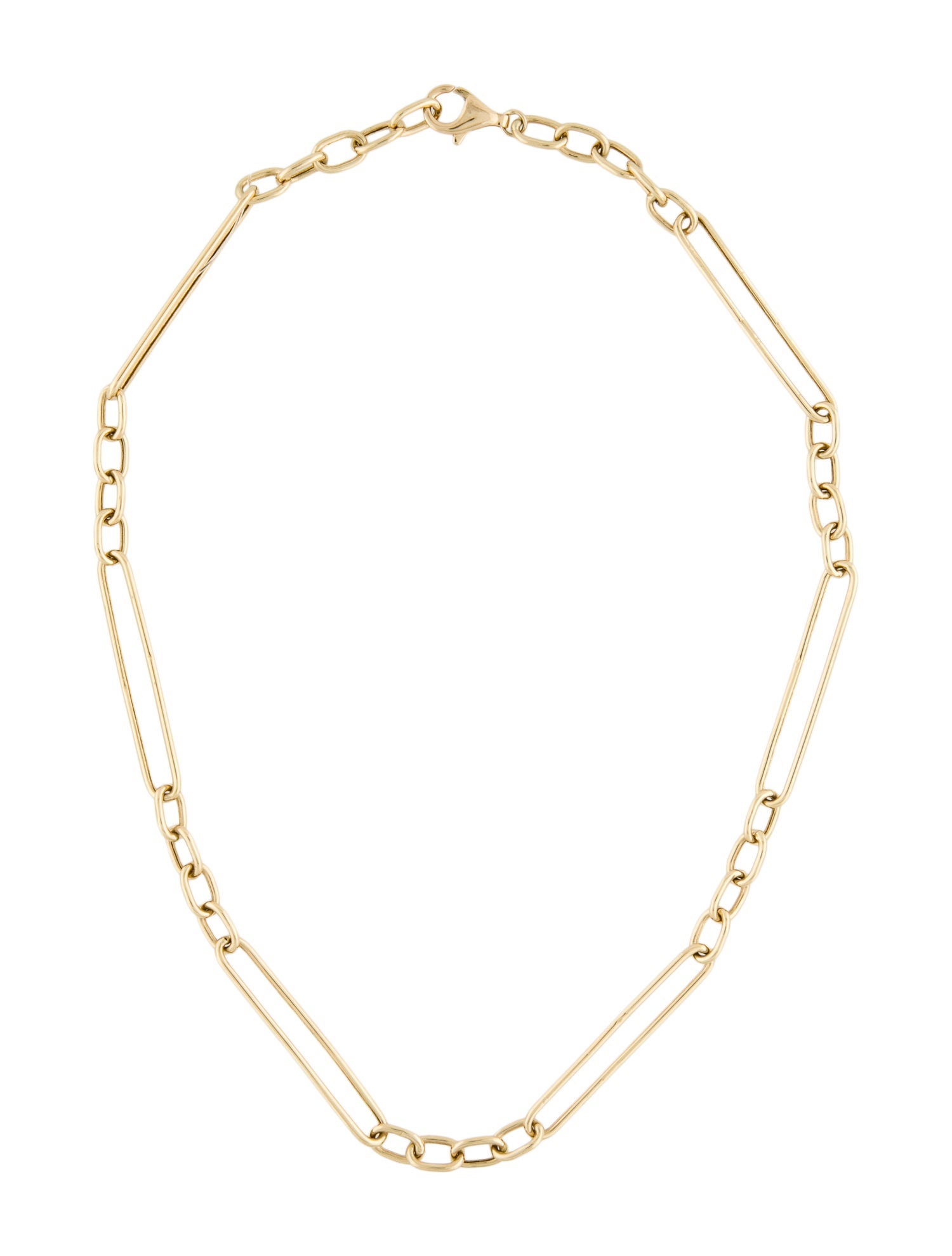 Necklace 14K Short & Long Link Chan