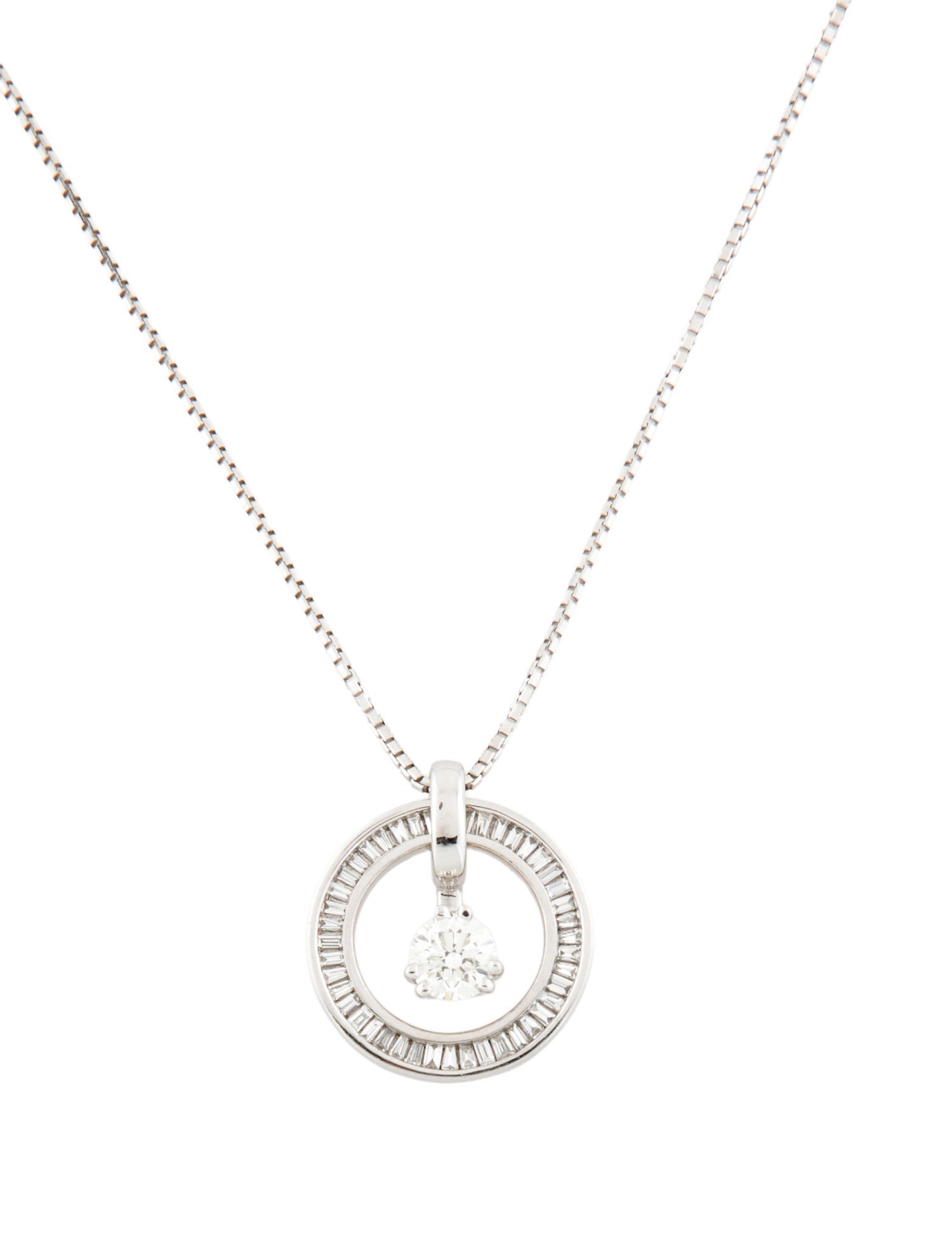 Necklace 14K Diamond Pendant Necklace