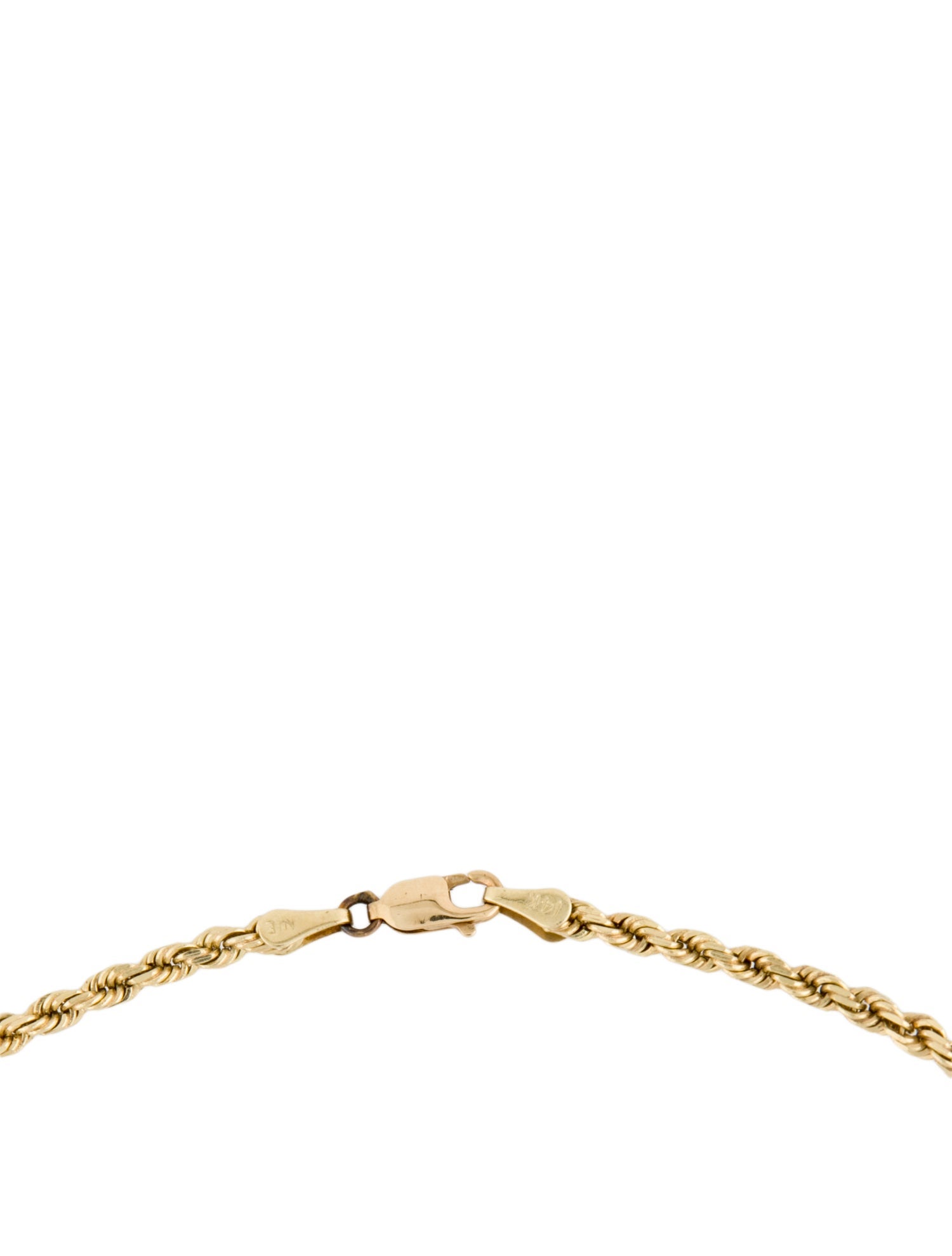 Necklace 14K Twisted Rope Chain