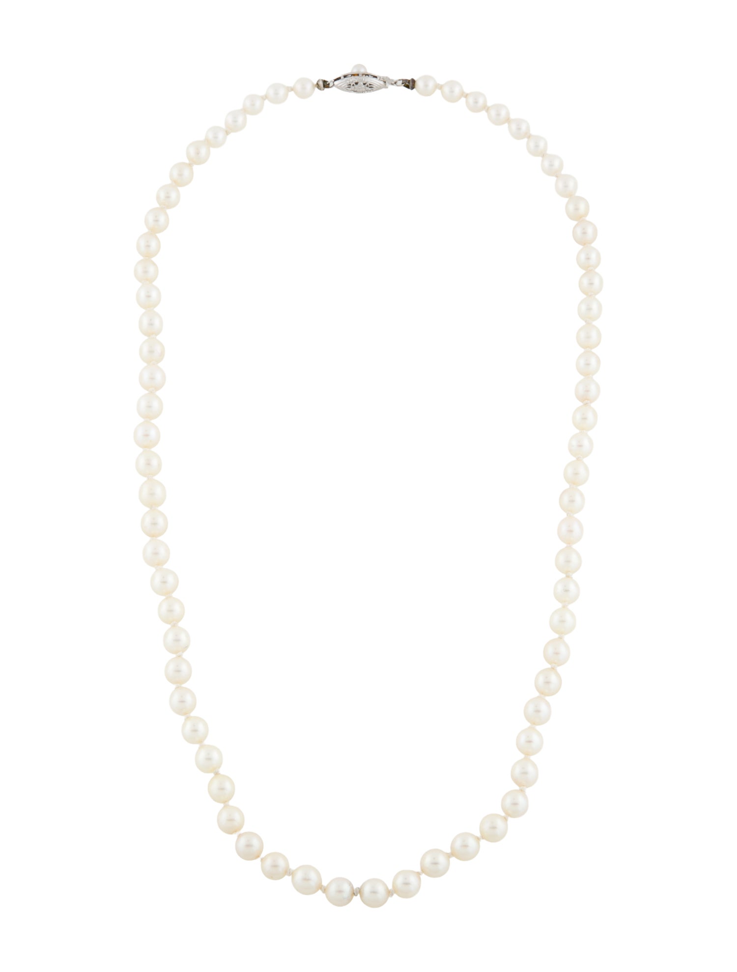 Necklace 14K Pearl Bead Strand