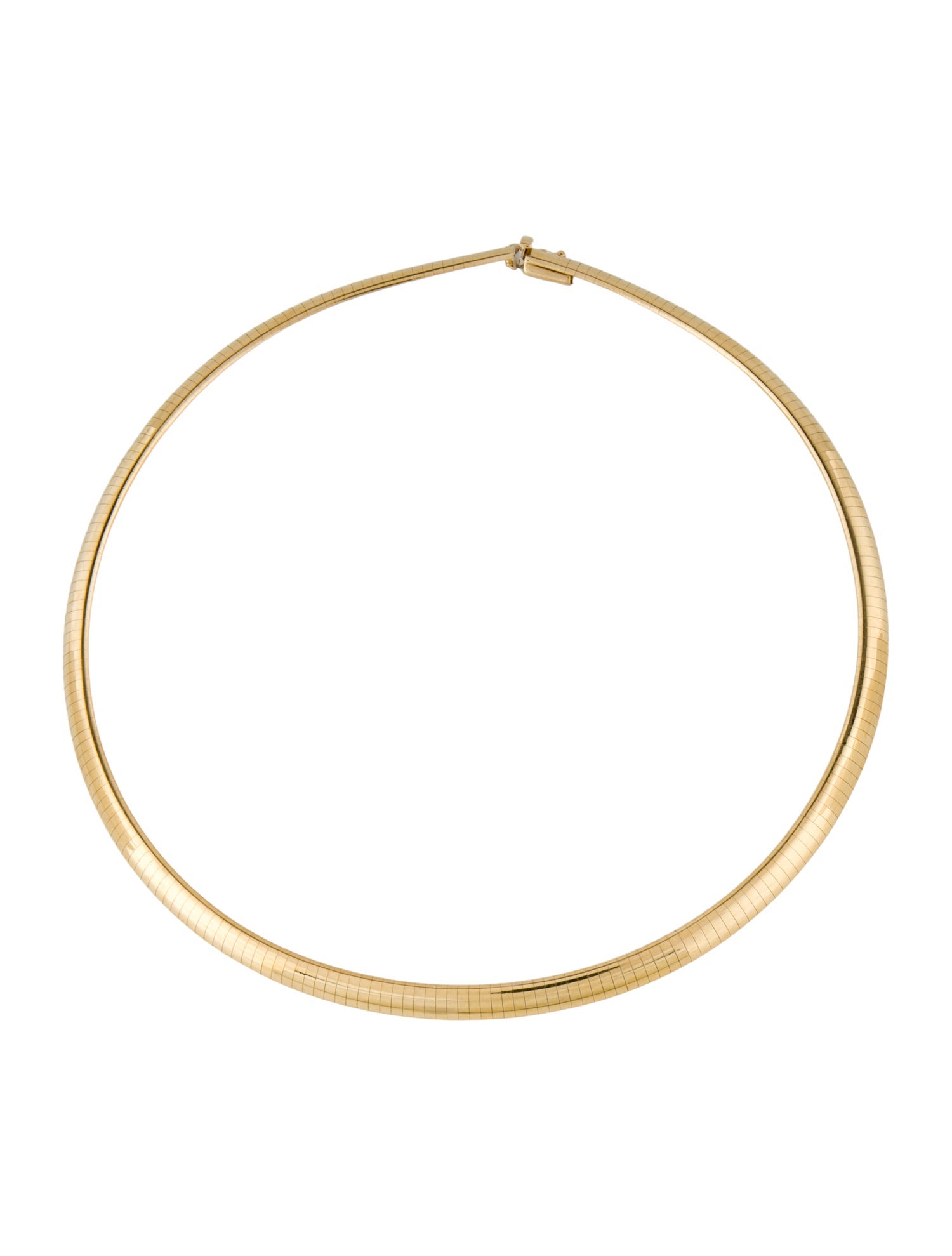 Necklace 14K Omega Chain Collar