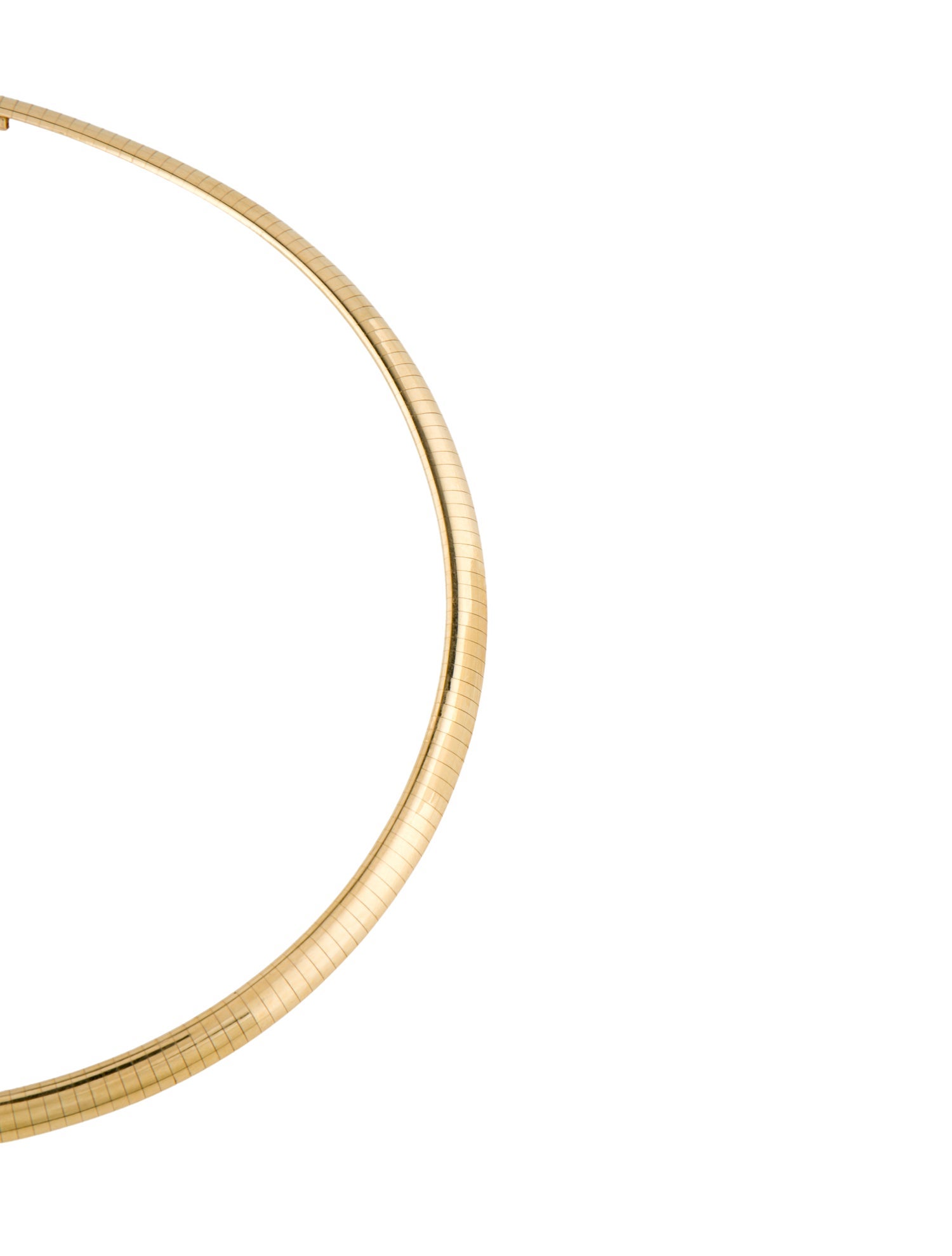 Necklace 14K Omega Chain Collar