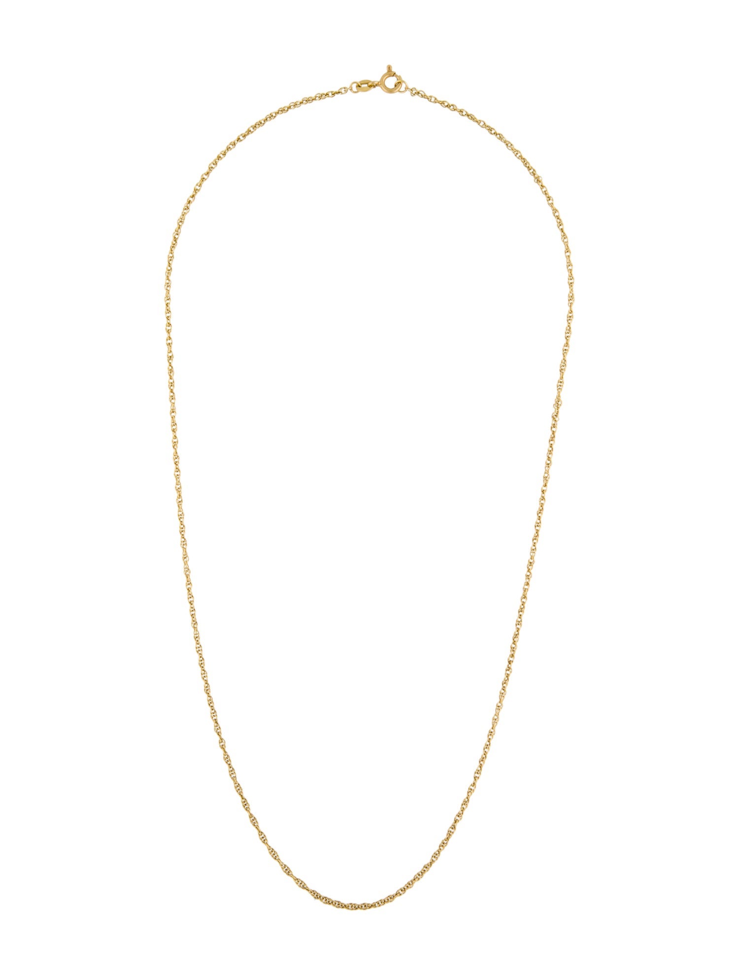 Necklace 18K Fancy Link Chain