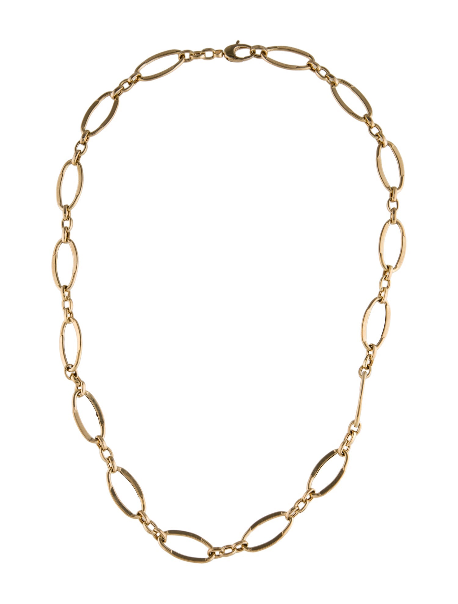 Necklace 14K Paper Clip Chain