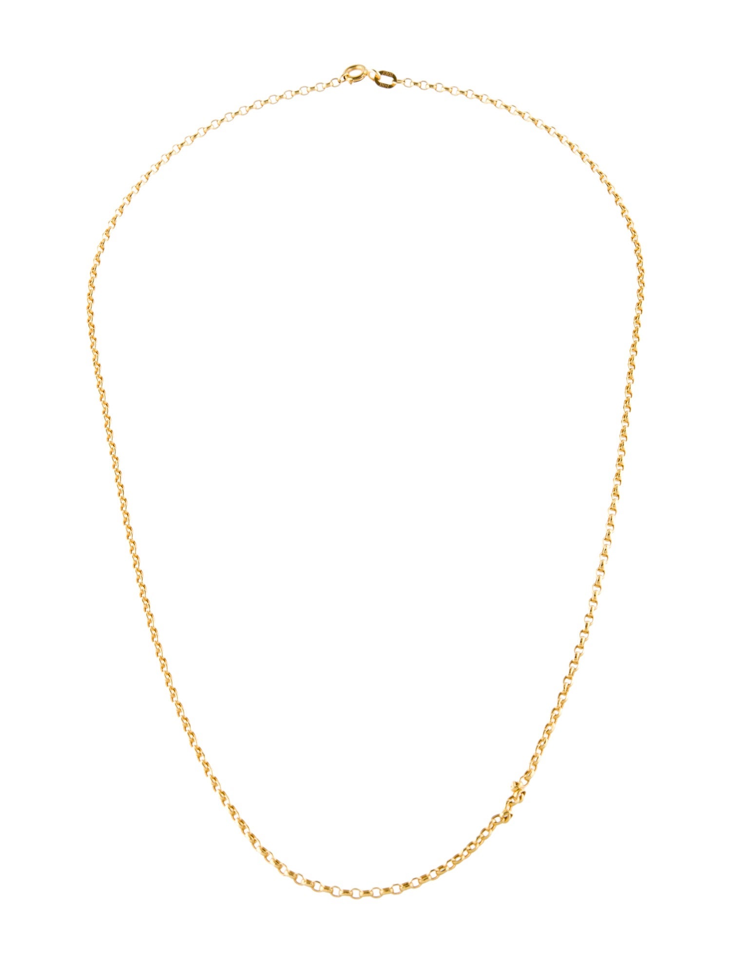 Necklace 14K Rolo Chain Necklace