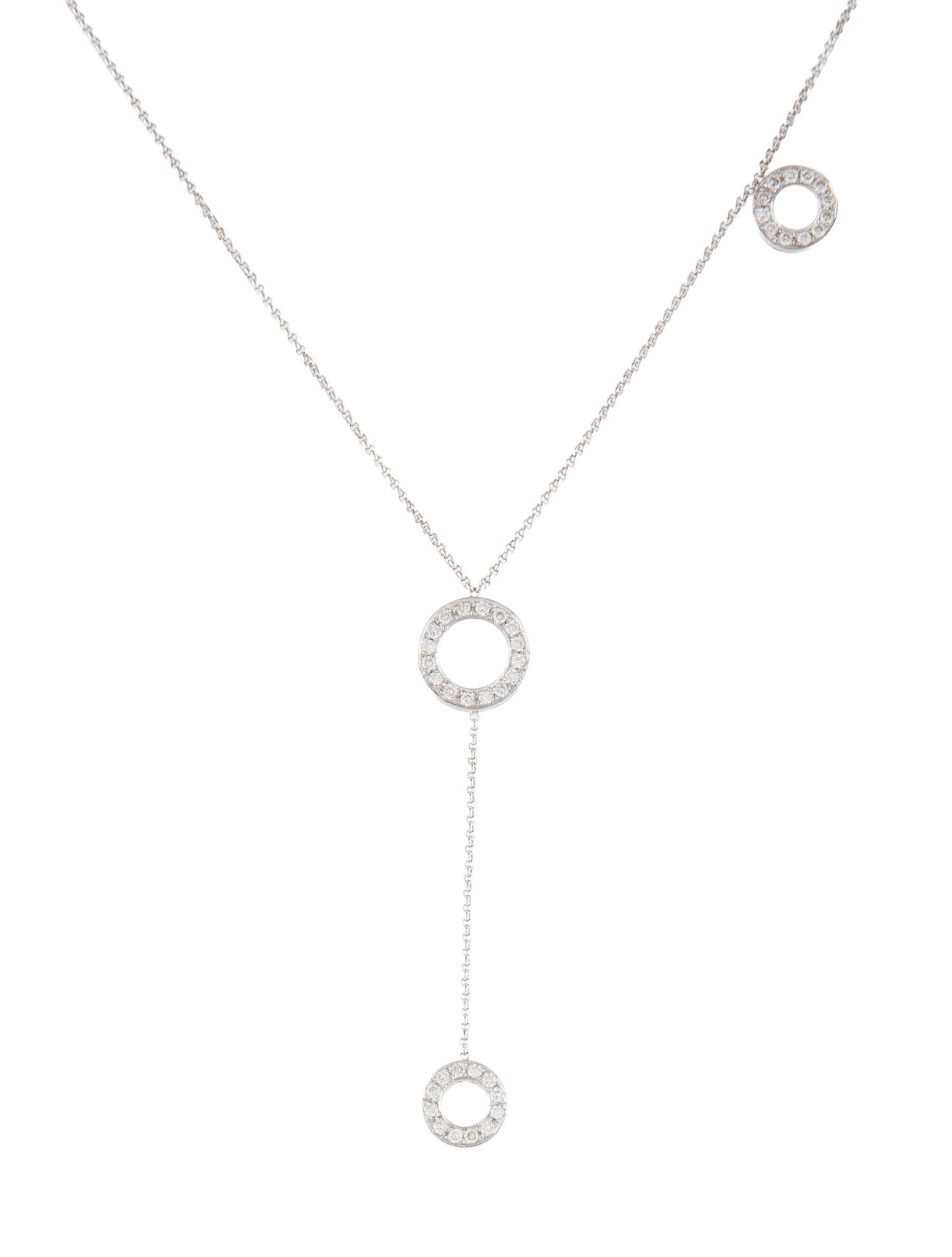 Necklace 18K Diamond Toggle Lariat
