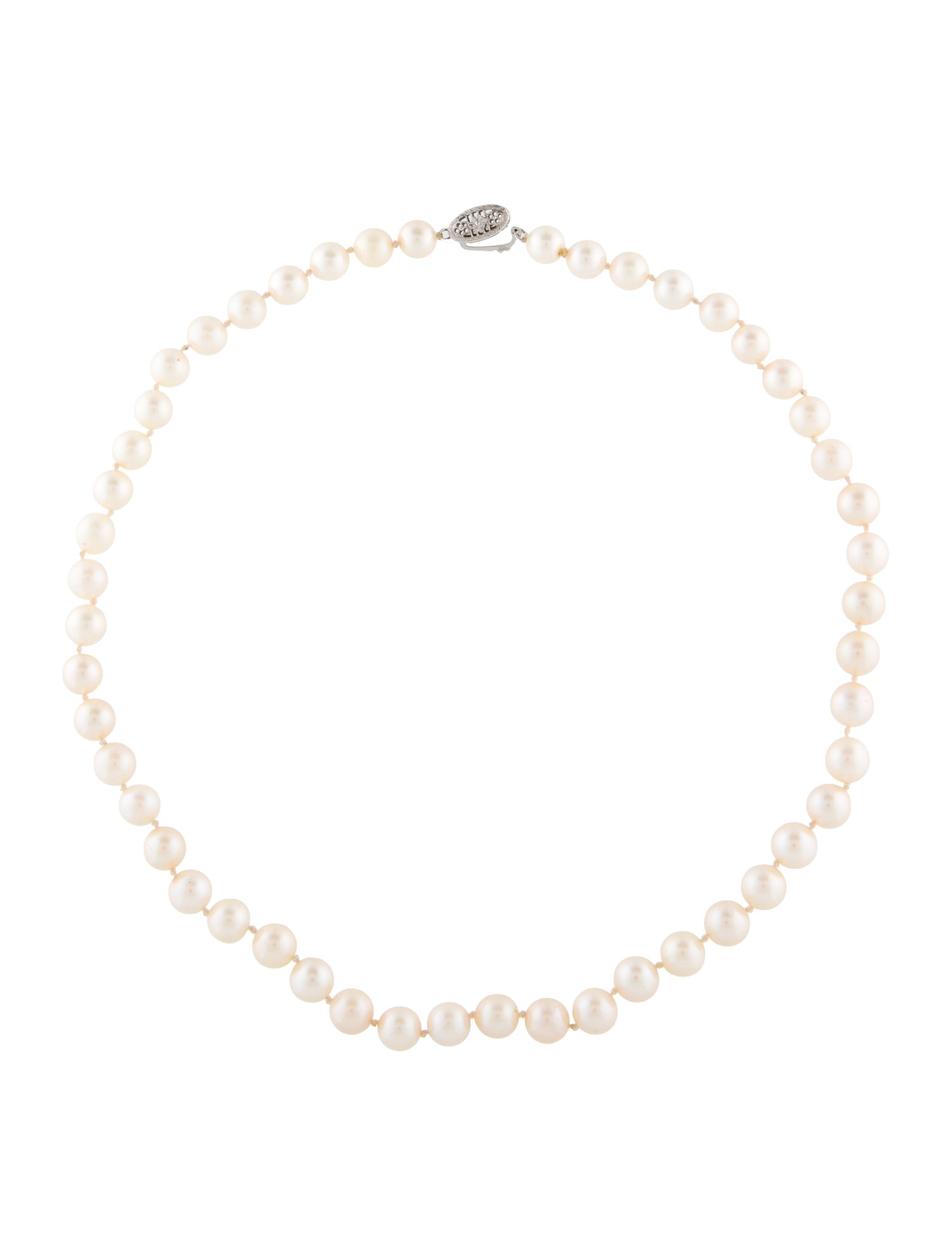 Necklace 14K Pearl Bead Strand