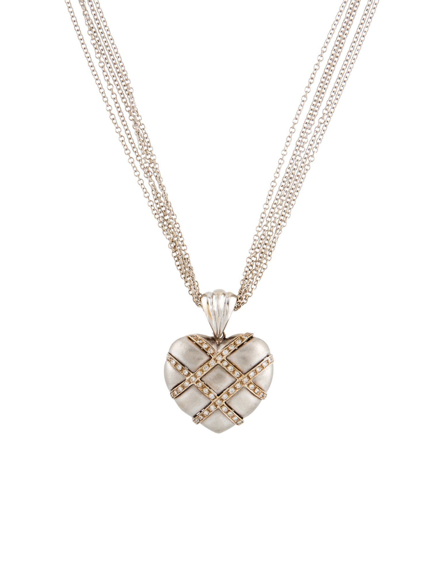 Necklace 18K Diamond Pendant w/ 14K Chain