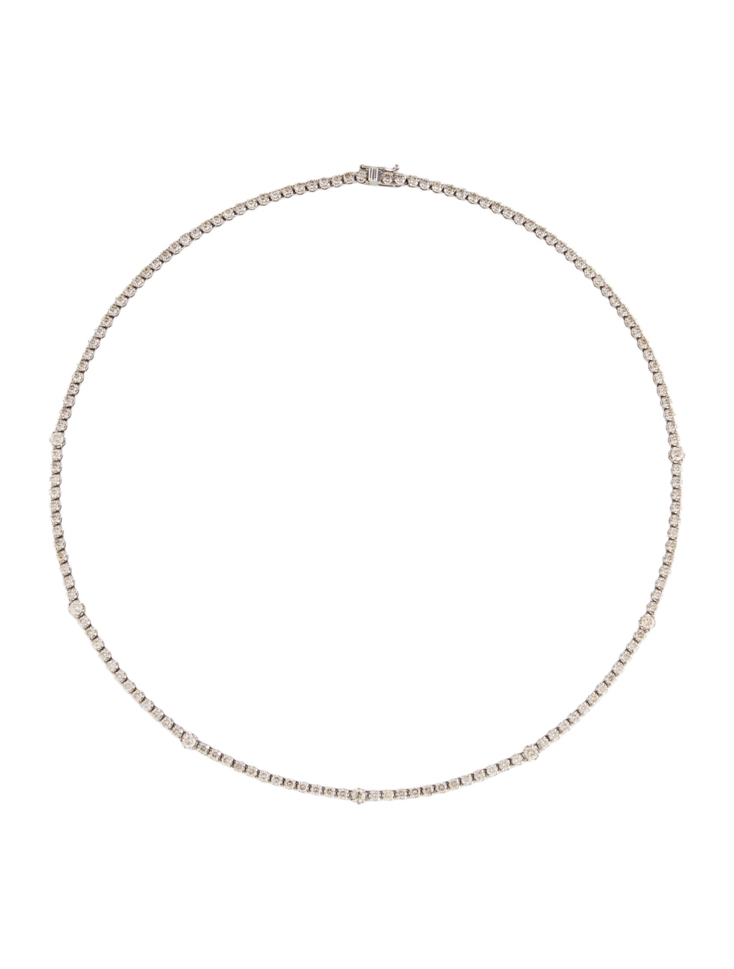 Necklace 18K 5.00ctw Diamond Tennis Link