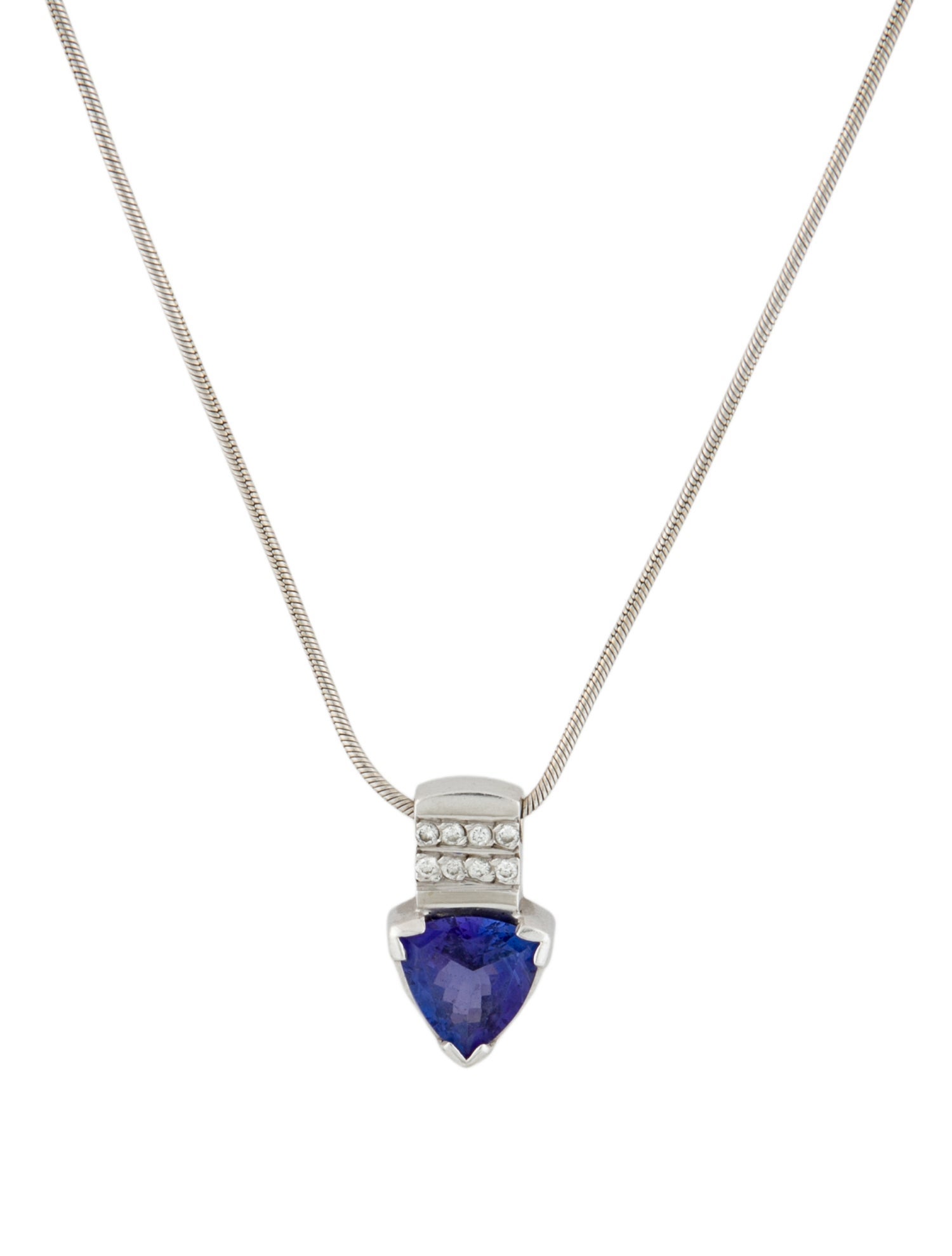 Necklace 14K 2.60ctw Tanzanite & Diamond