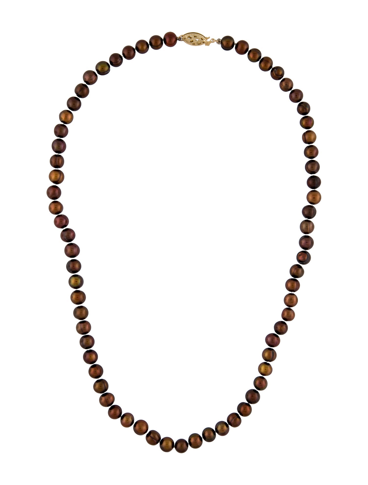 Necklace 14K Dyed Pearl